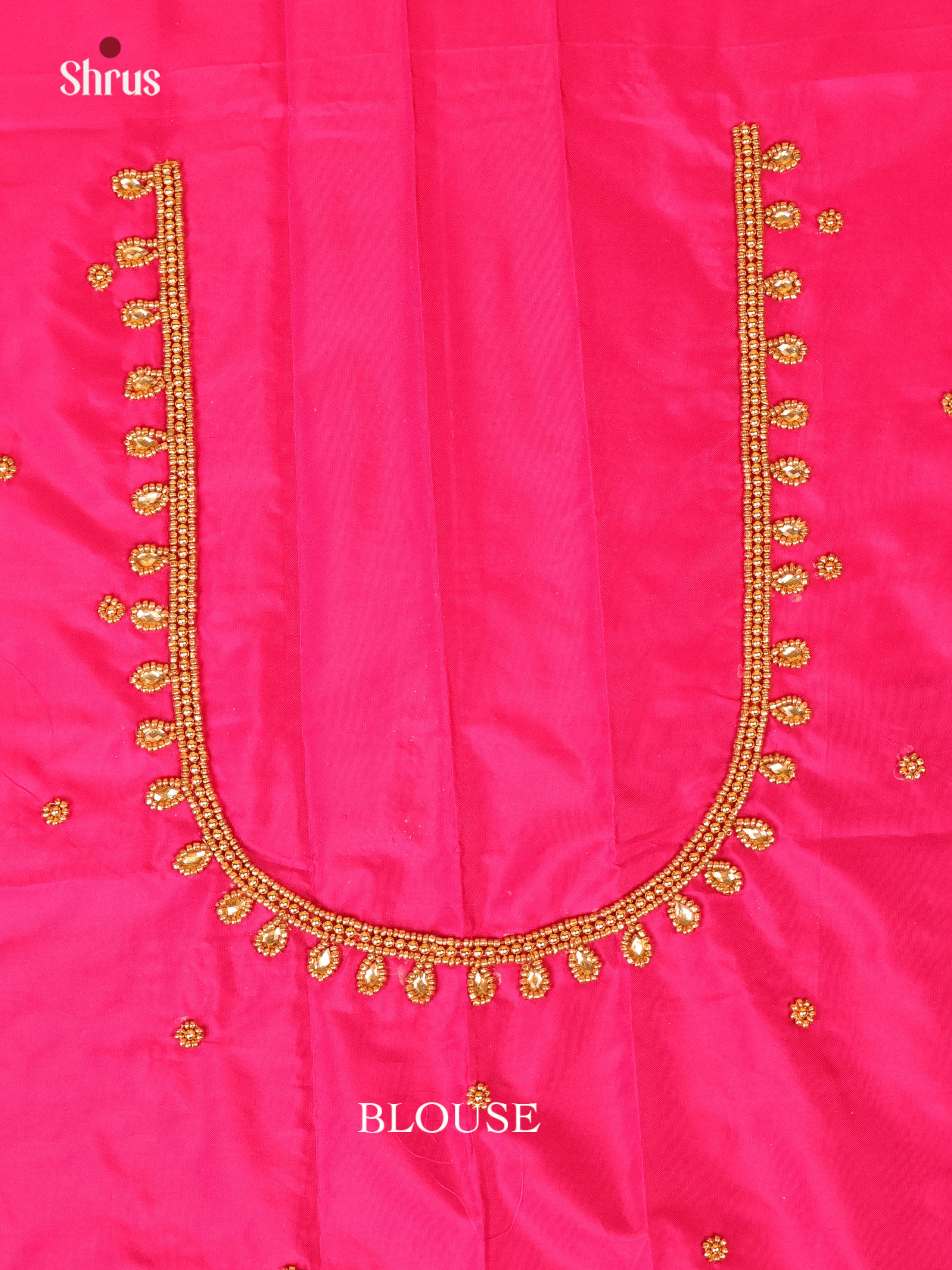 Pink - Aari Blouse - Shop on Shrus.com