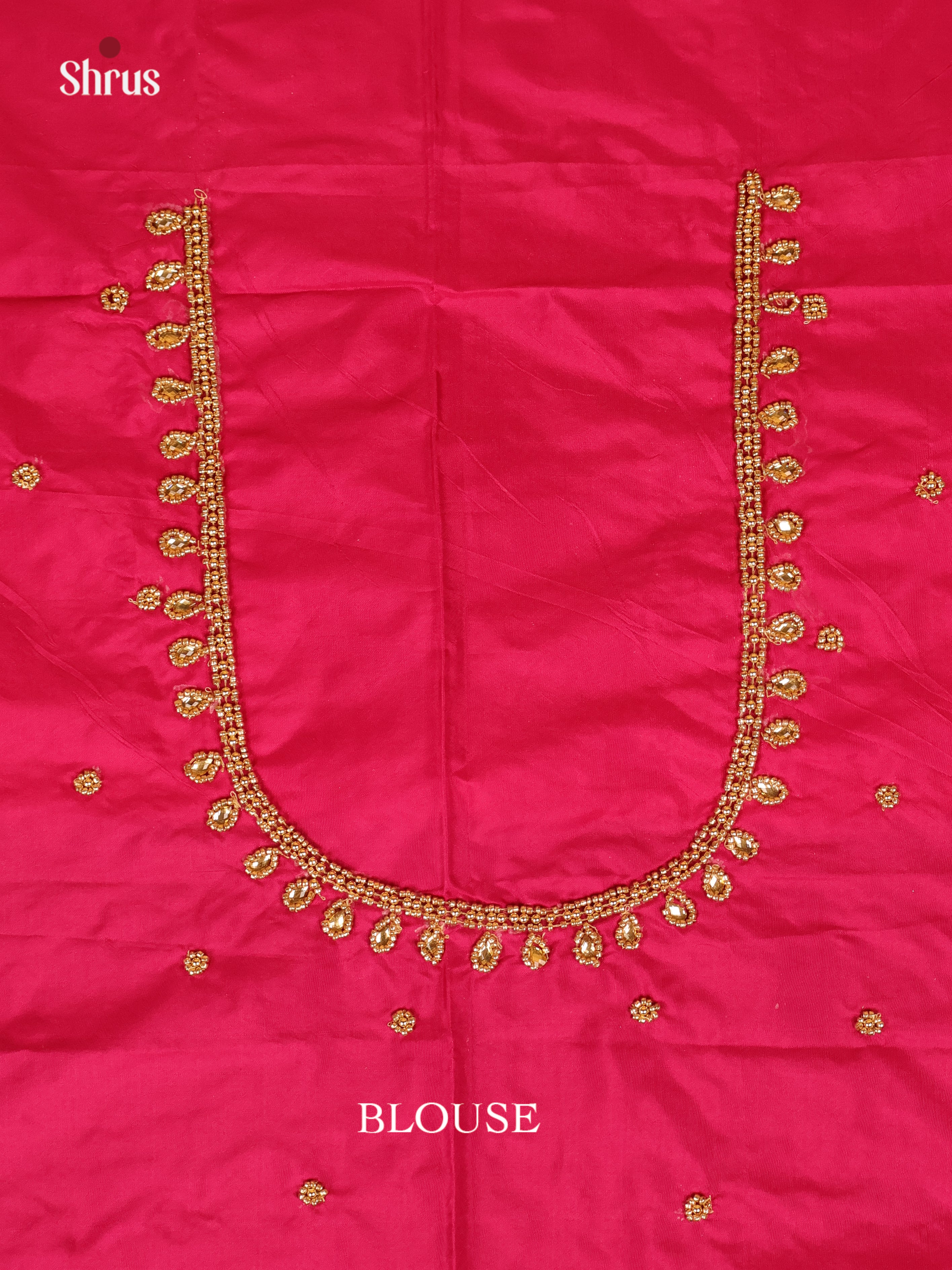 Maroon - Aari Blouse - Shop on Shrus.com
