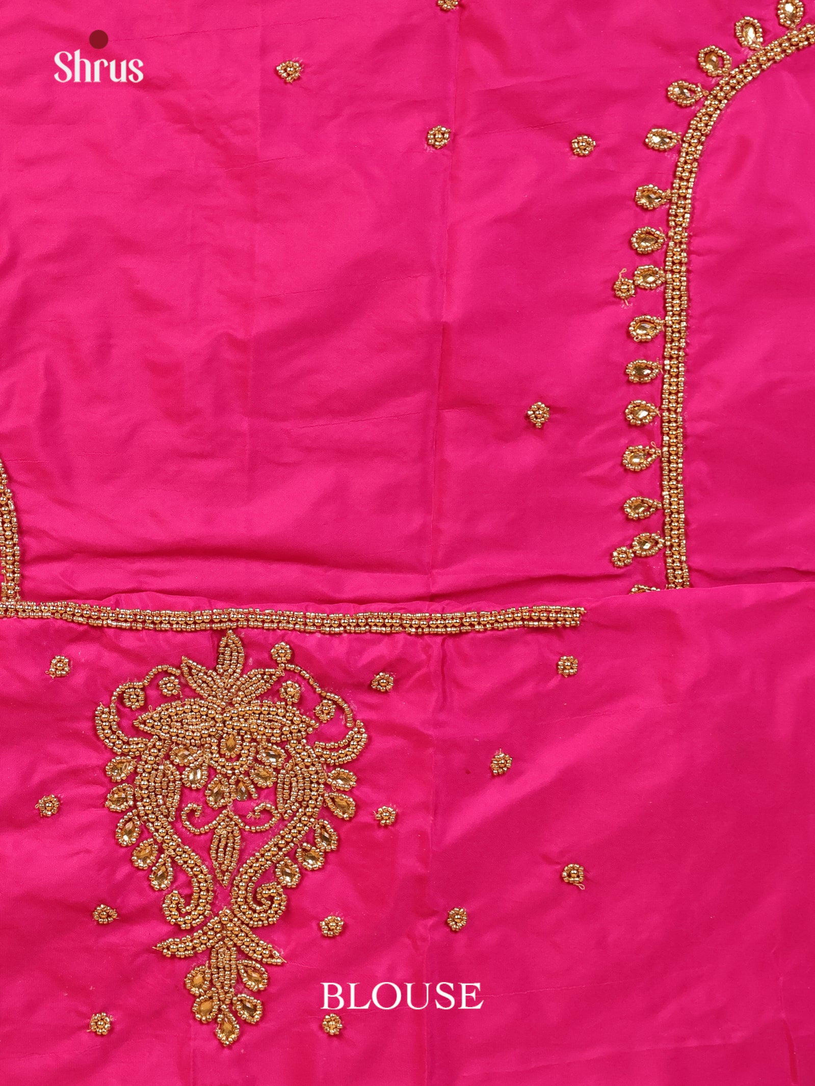 Pink - Aari Blouse - Shop on Shrus.com
