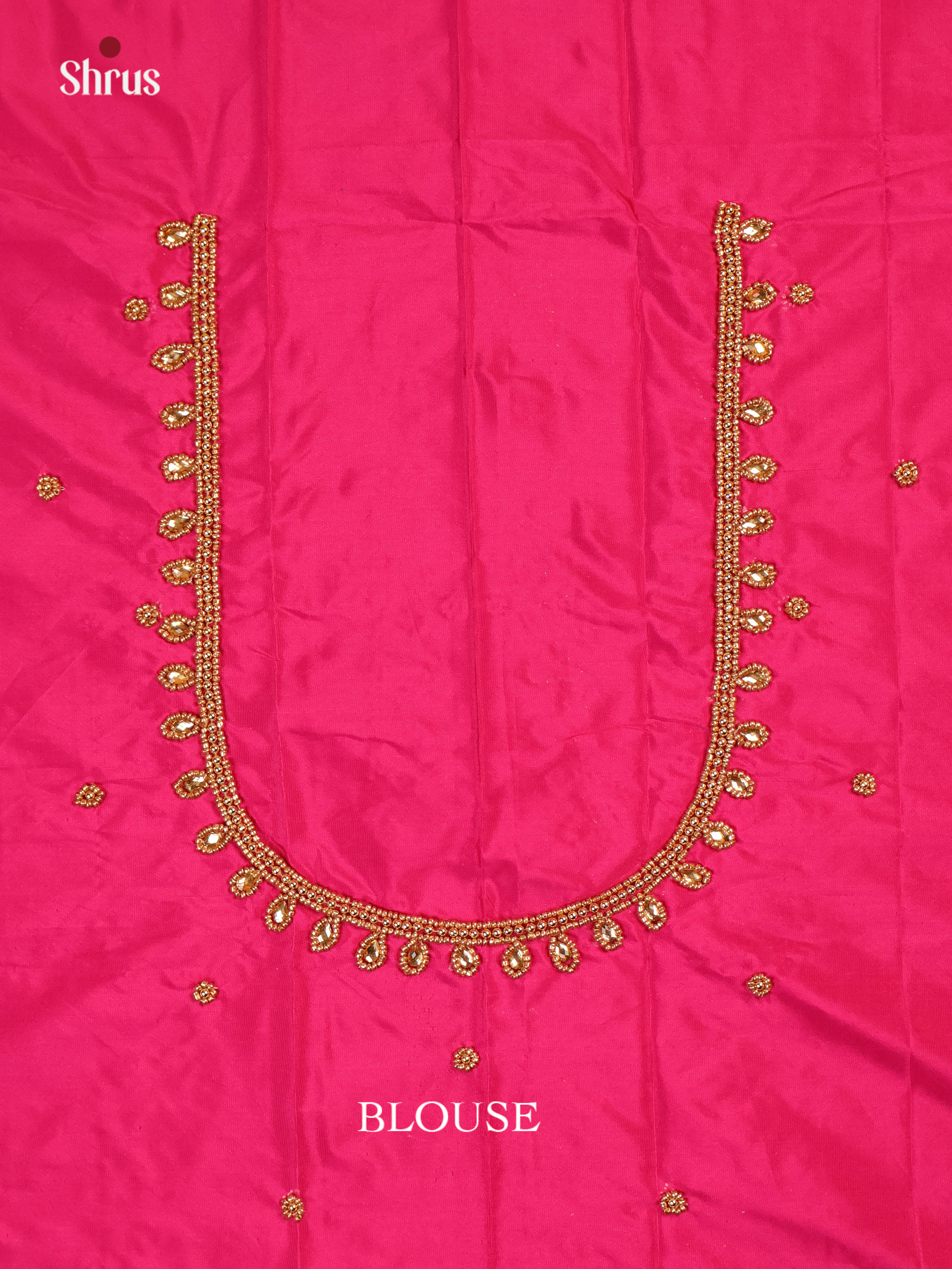 Pink- Aari Blouse - Shop on Shrus.com