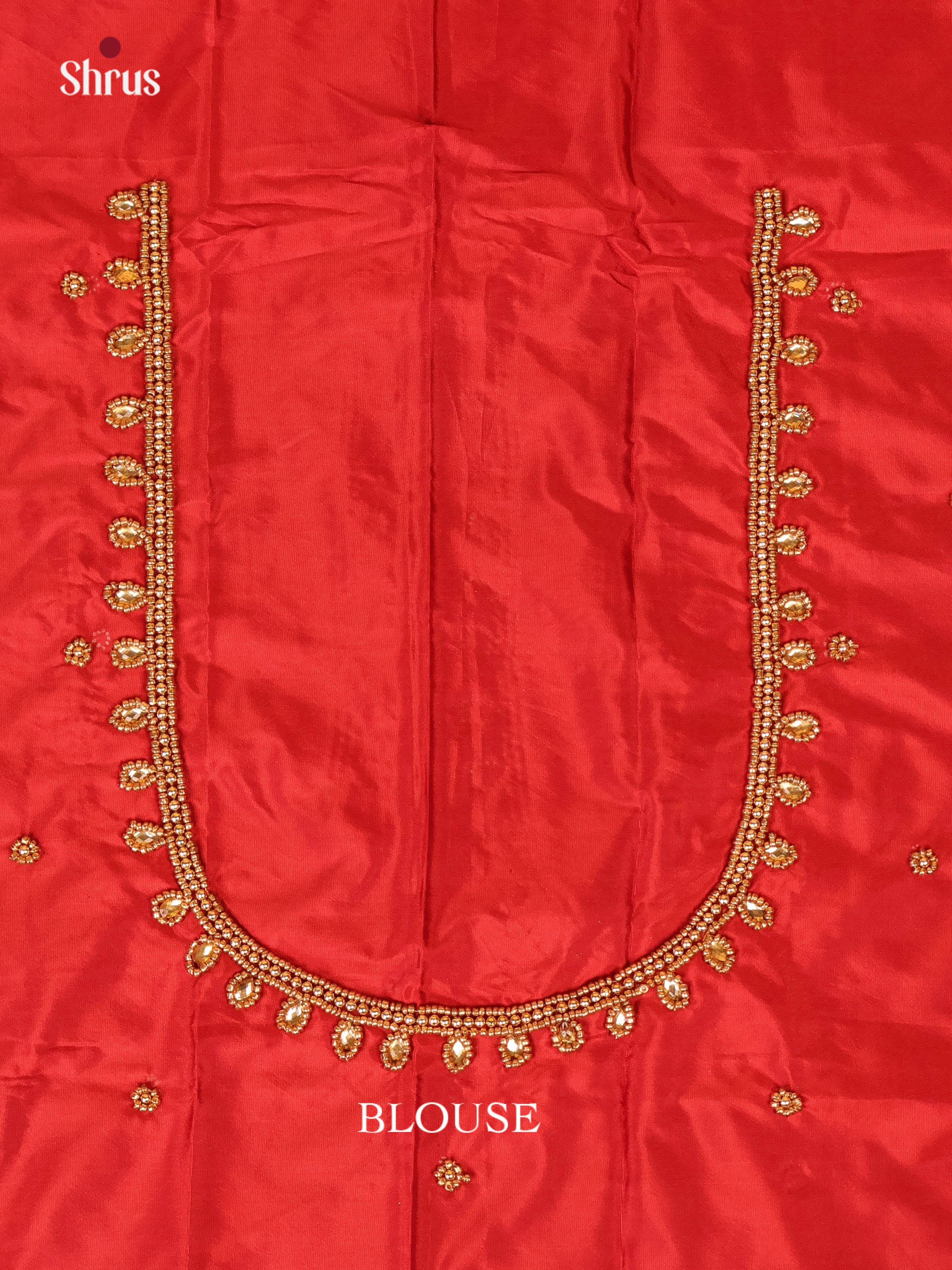 Maroon - Aari Blouse - Shop on Shrus.com