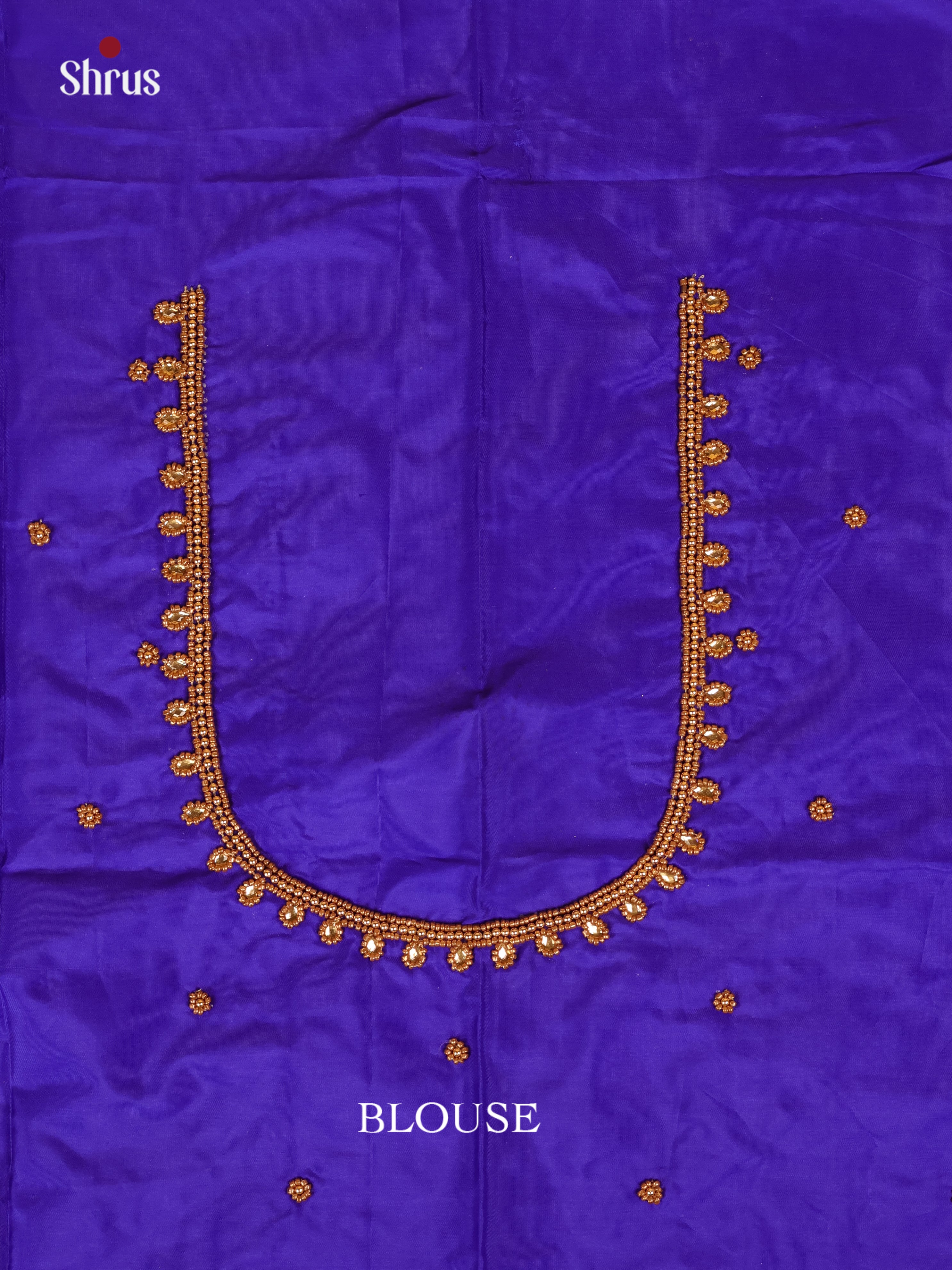 Purple - Aari Blouse - Shop on Shrus.com