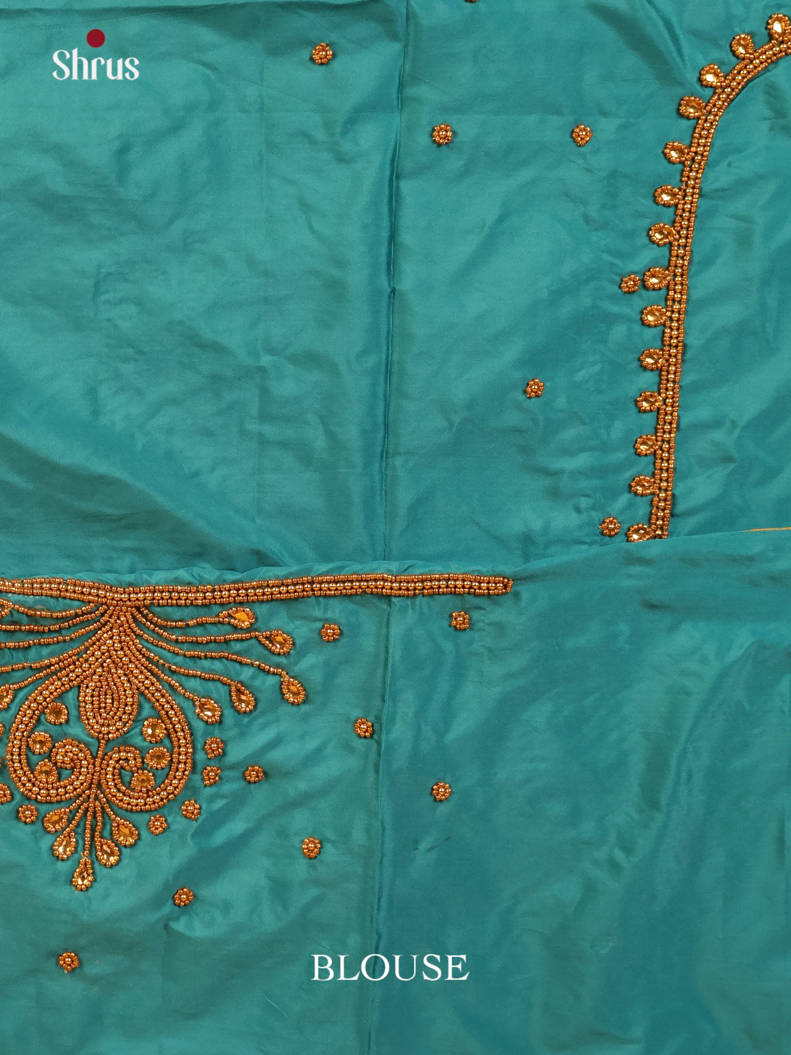 Teal - Aari Blouse - Shop on Shrus.com