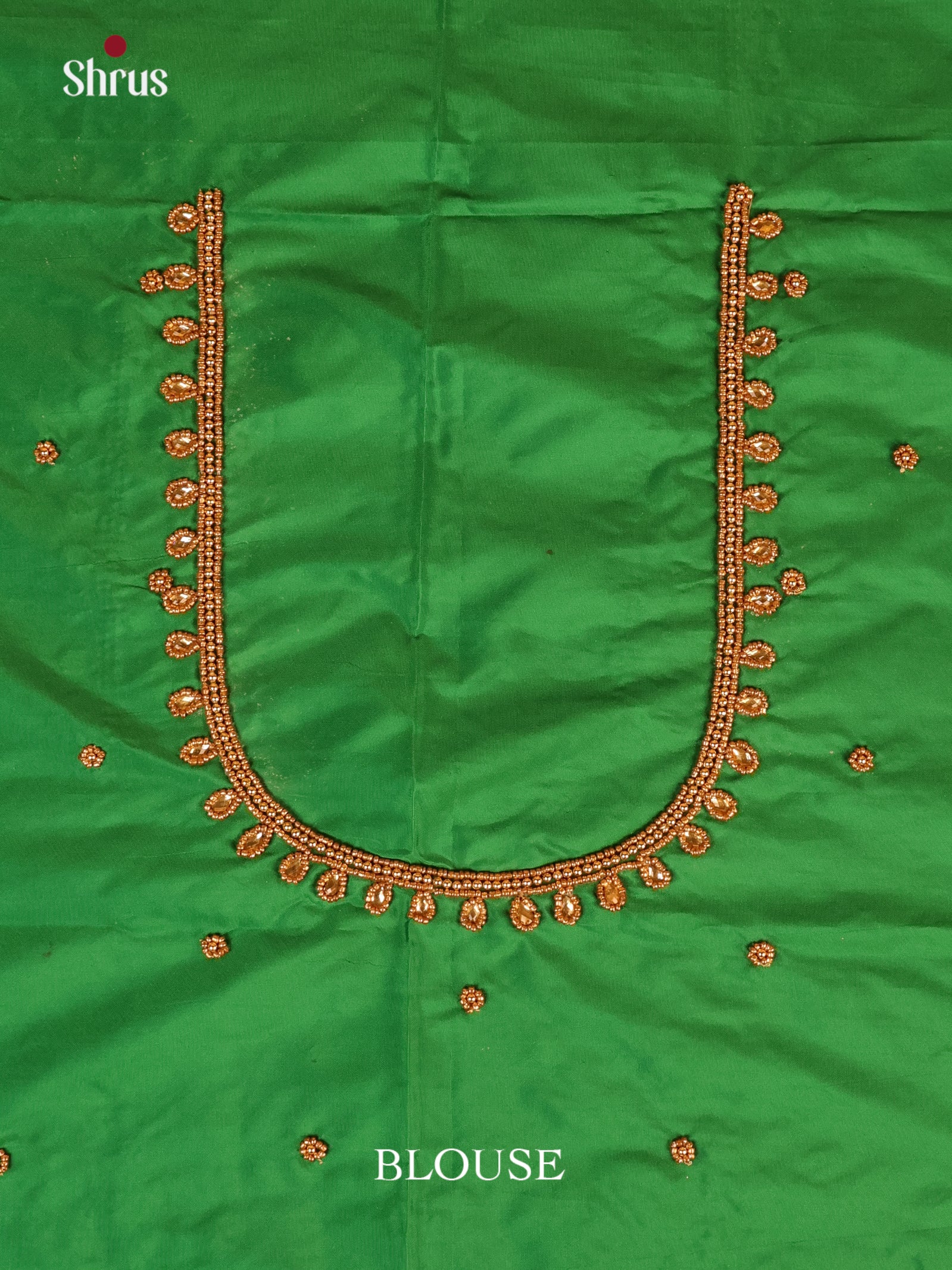 Lite Green - Aari Blouse - Shop on Shrus.com