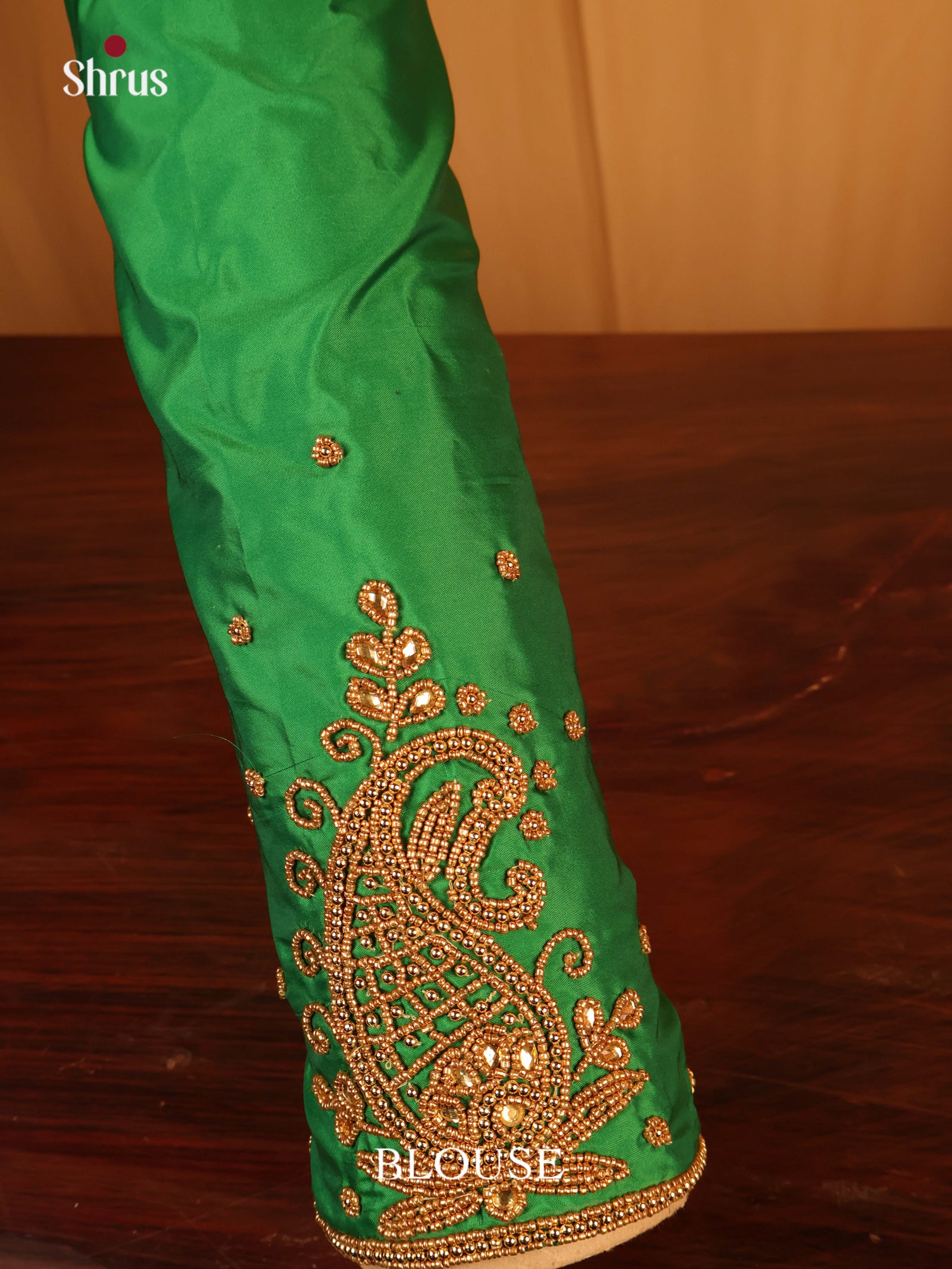Lite Green - Aari Blouse - Shop on Shrus.com