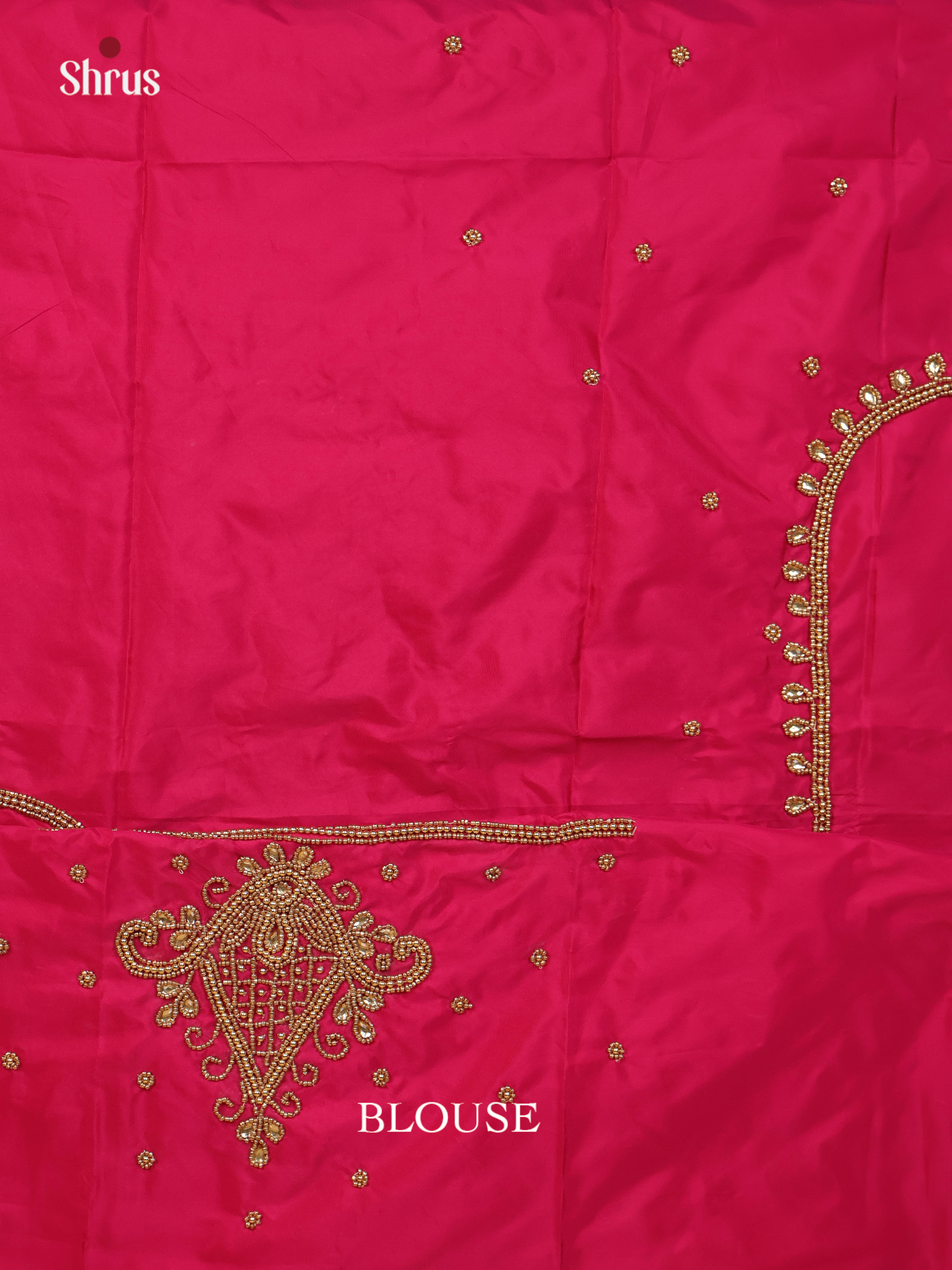 Maroon - Aari Blouse - Shop on Shrus.com