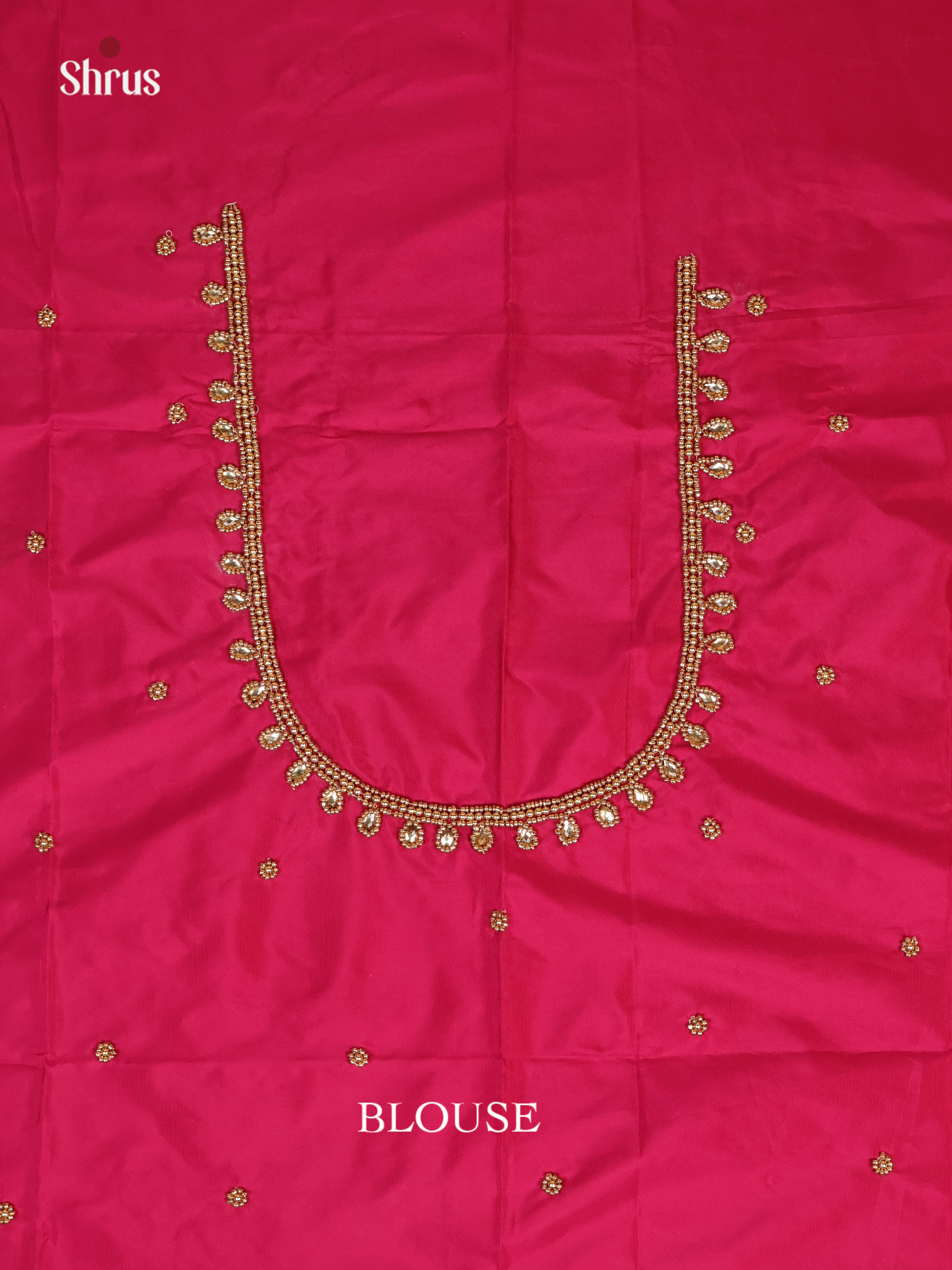 Maroon - Aari Blouse - Shop on Shrus.com