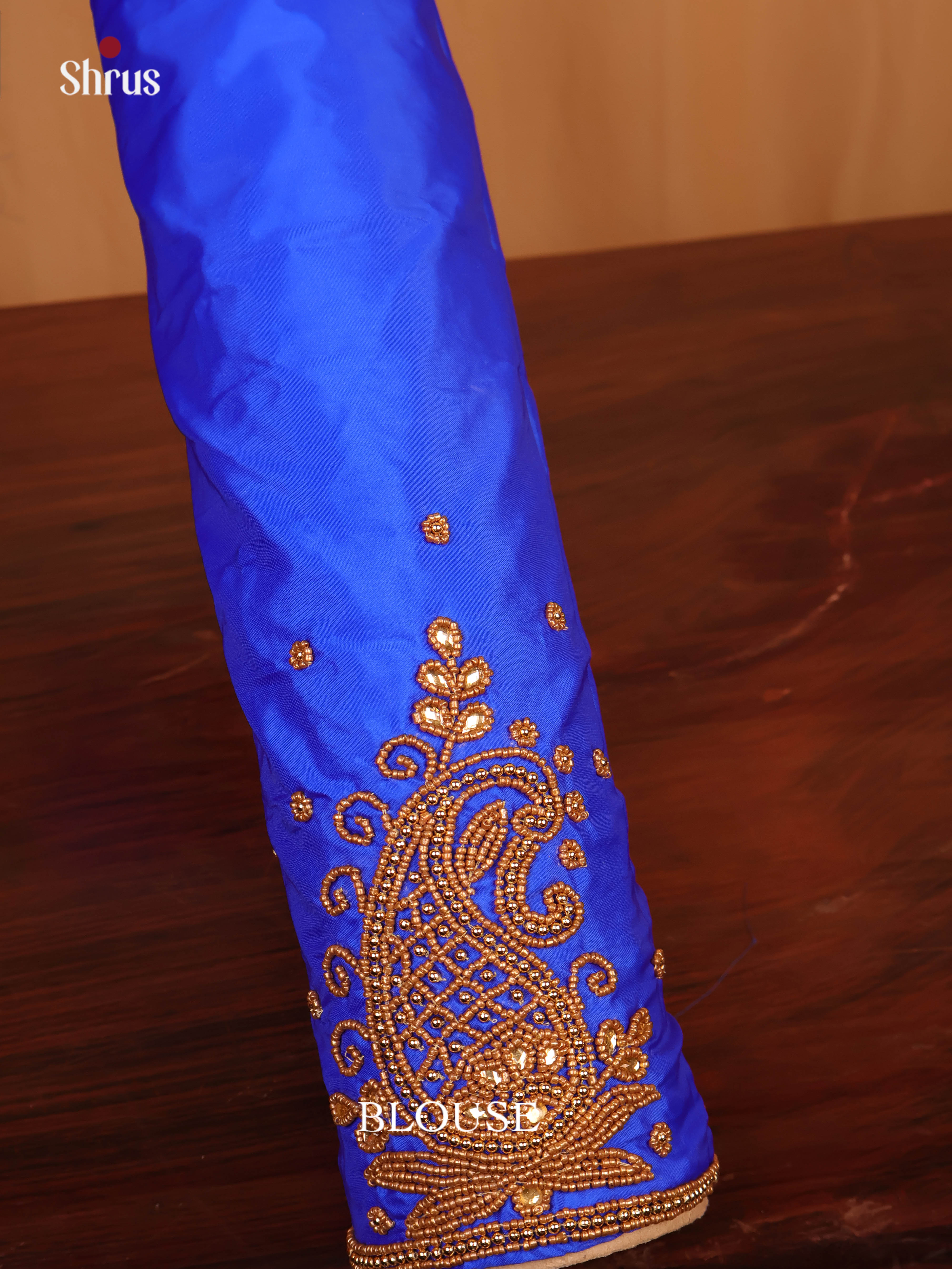 Blue - Aari Blouse - Shop on Shrus.com