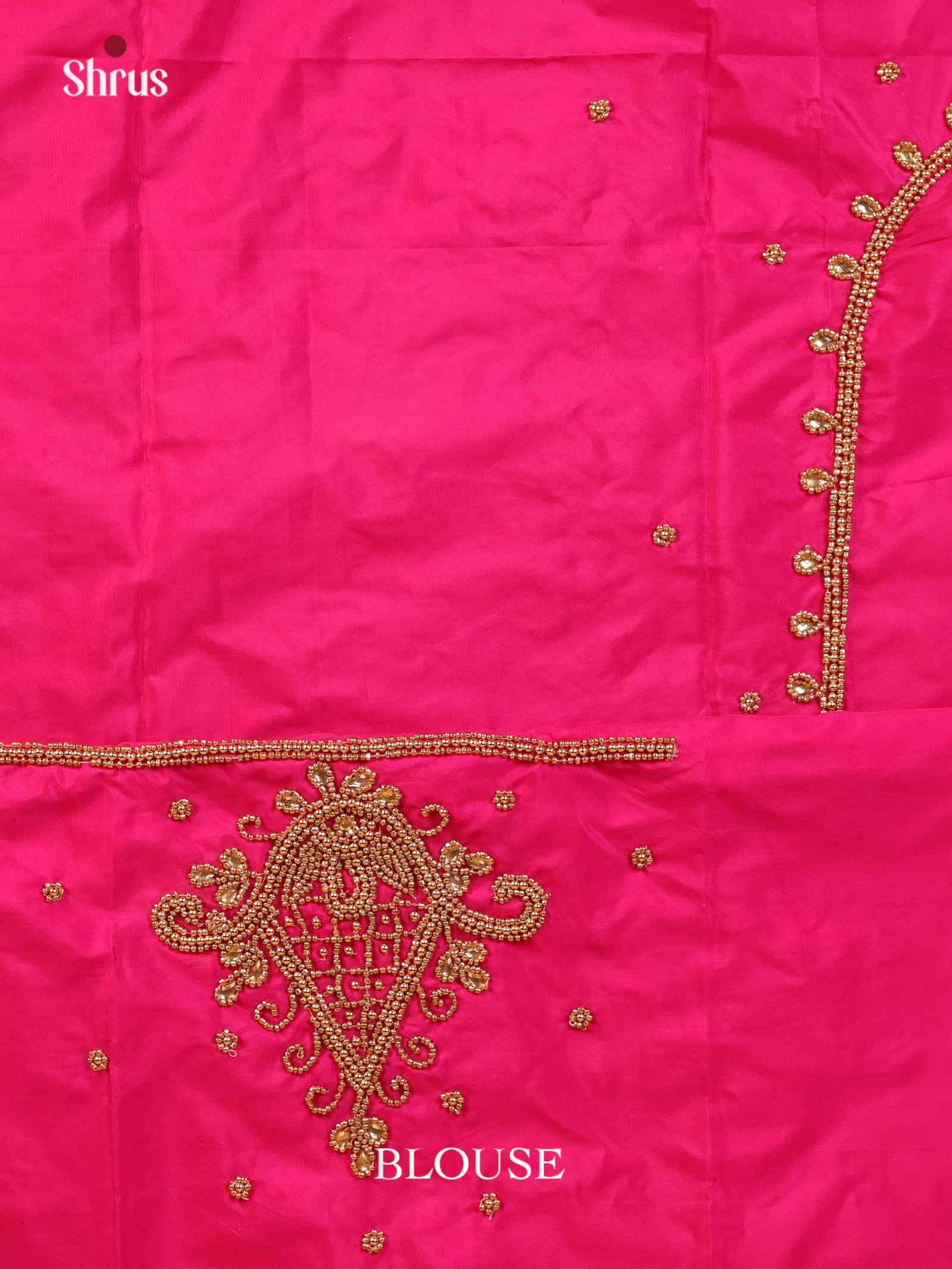 Pink - Aari Blouse - Shop on Shrus.com