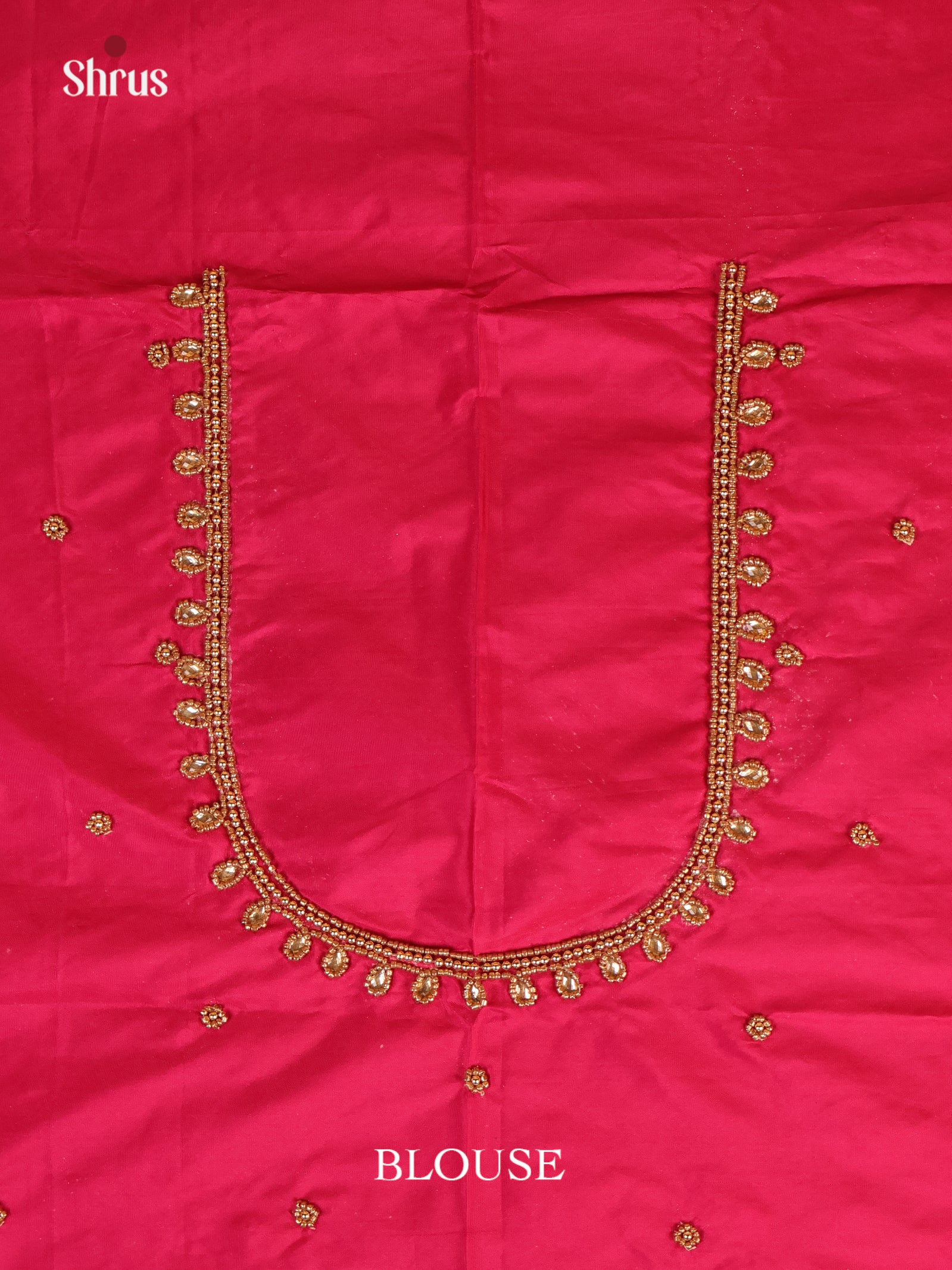 Maroon - Aari Blouse - Shop on Shrus.com