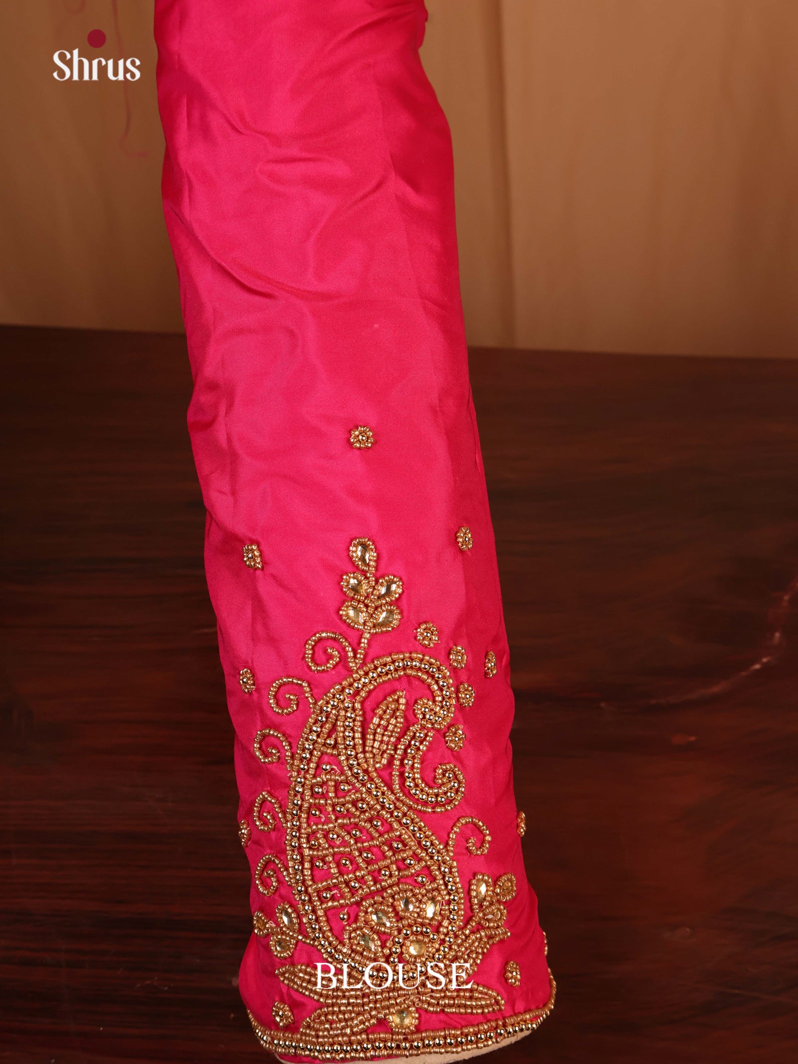Maroon - Aari Blouse - Shop on Shrus.com