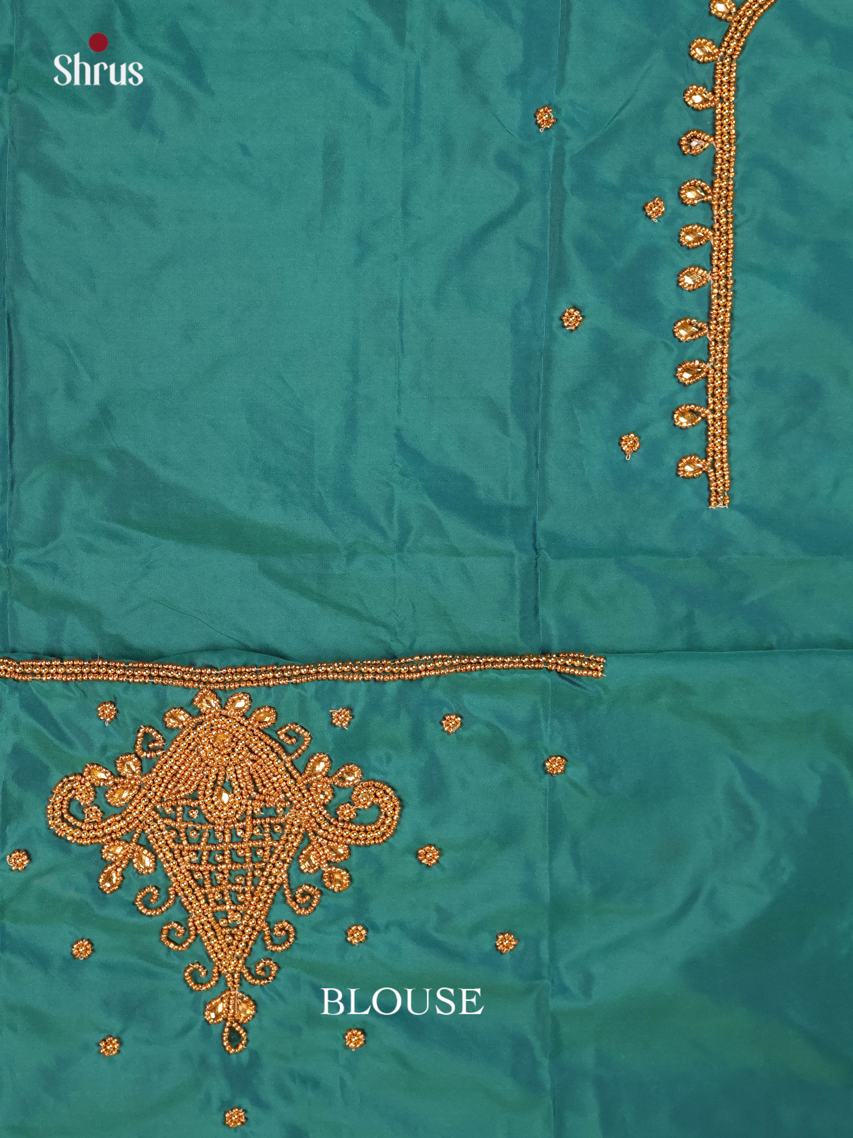 Blue - Aari Blouse - Shop on Shrus.com