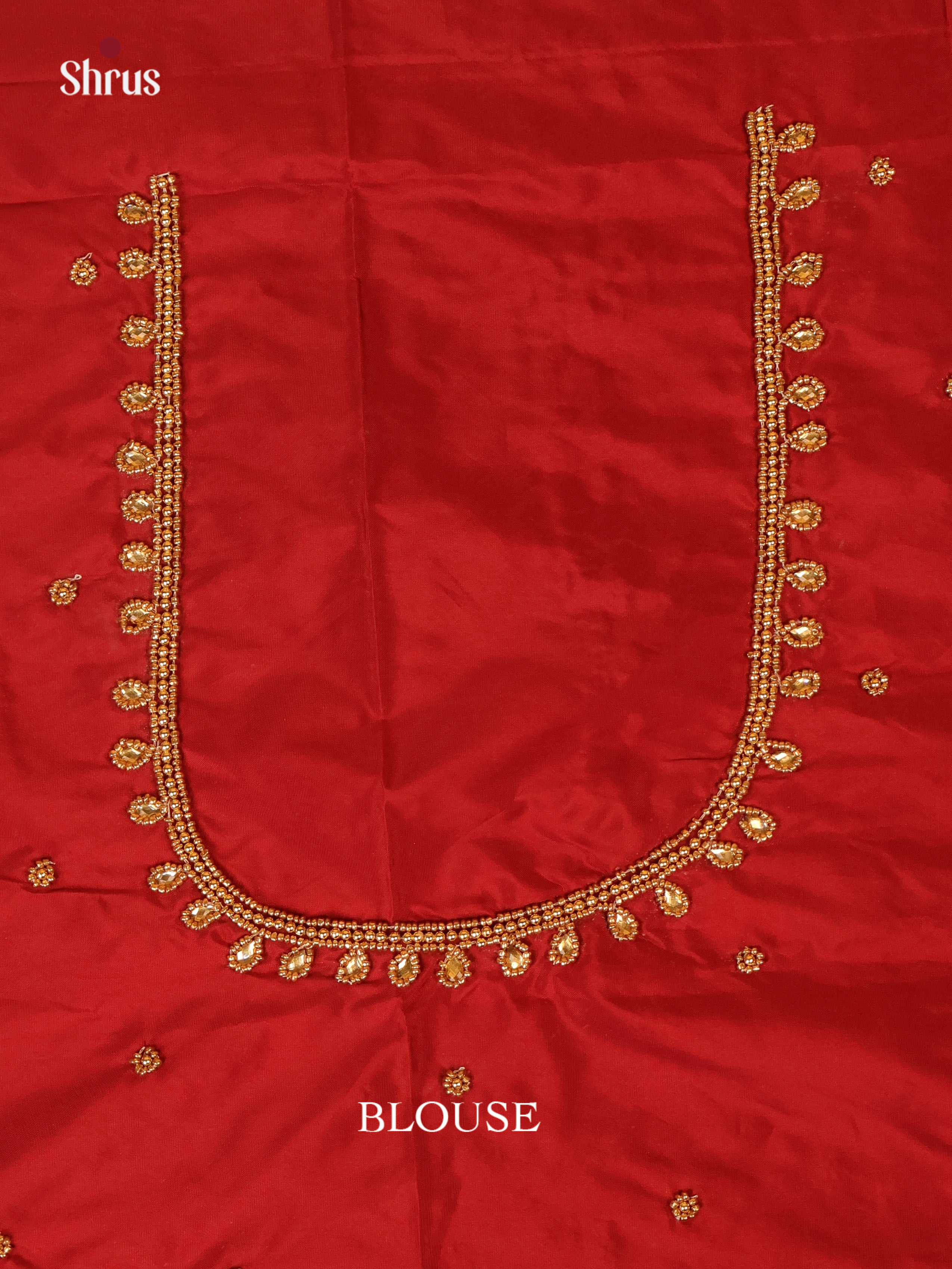 Maroon - Aari Blouse - Shop on Shrus.com