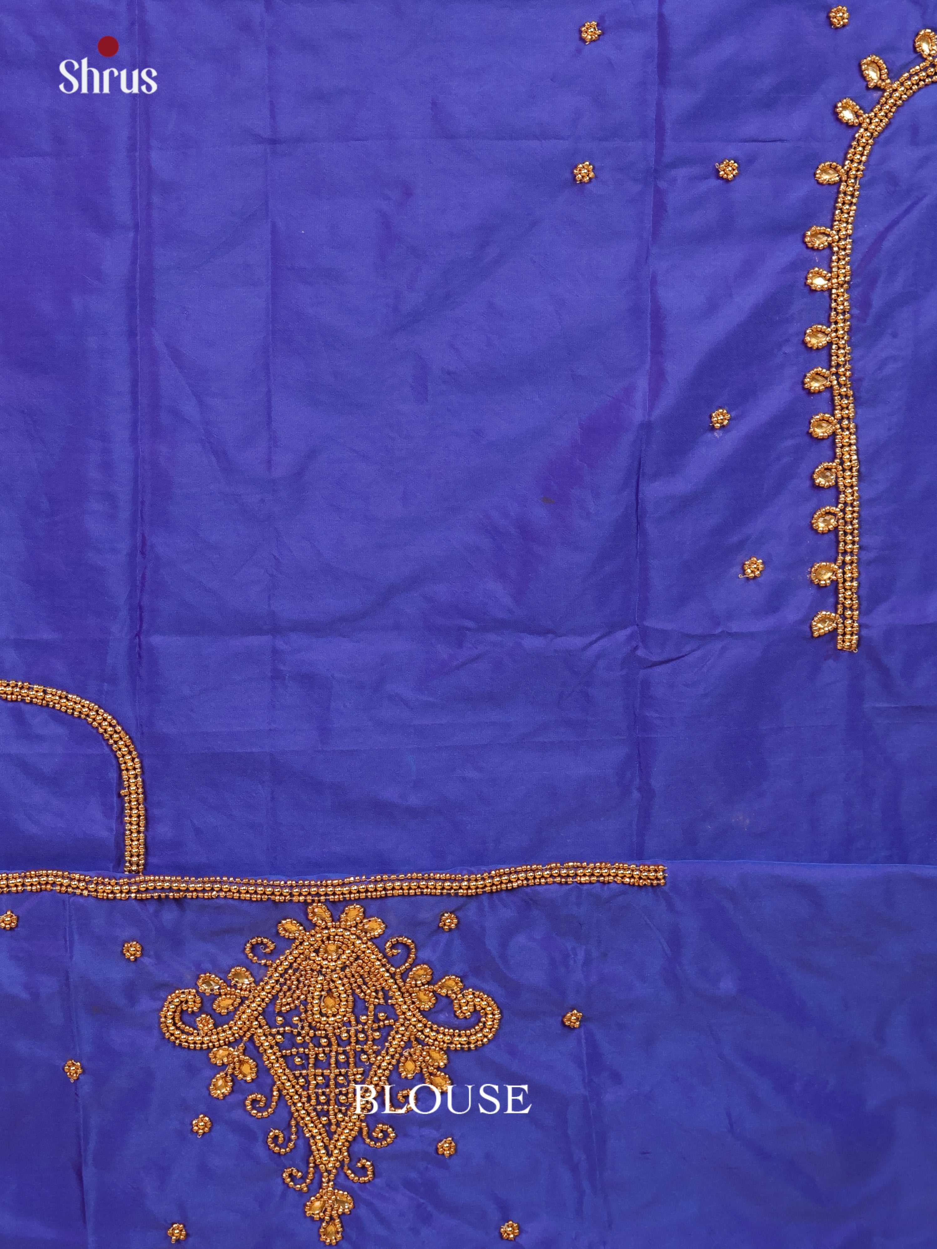 Blue - Aari Blouse - Shop on Shrus.com