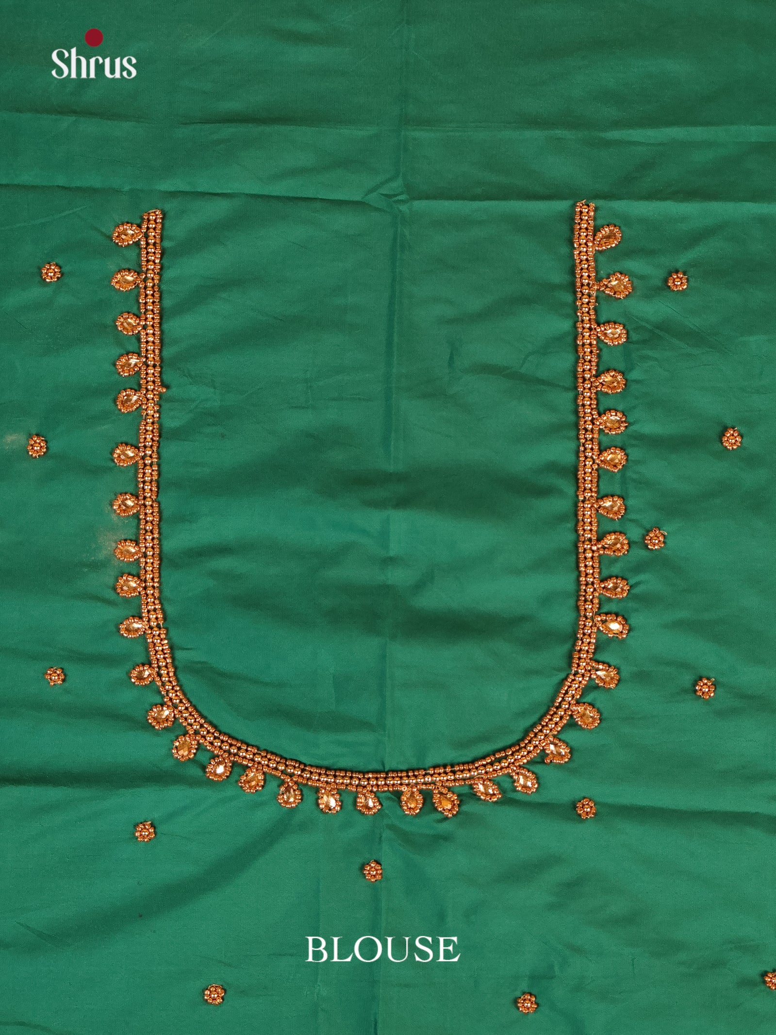 Green - Aari Blouse - Shop on Shrus.com