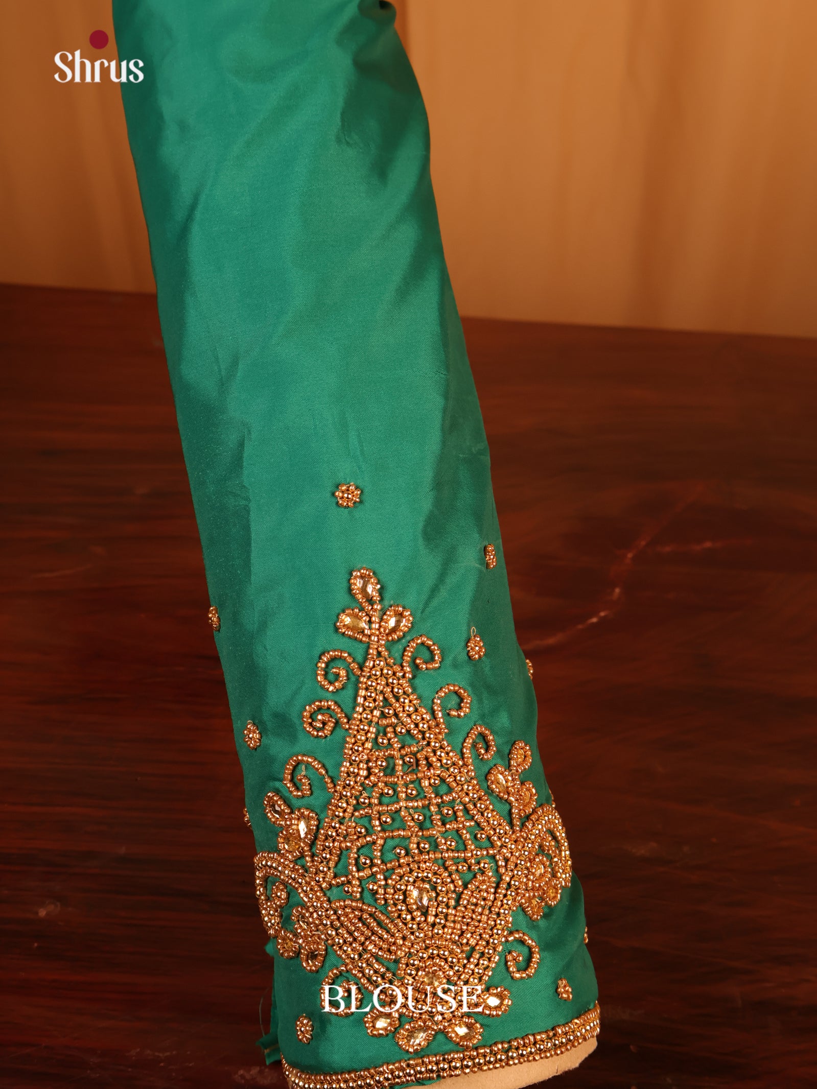 Green - Aari Blouse - Shop on Shrus.com