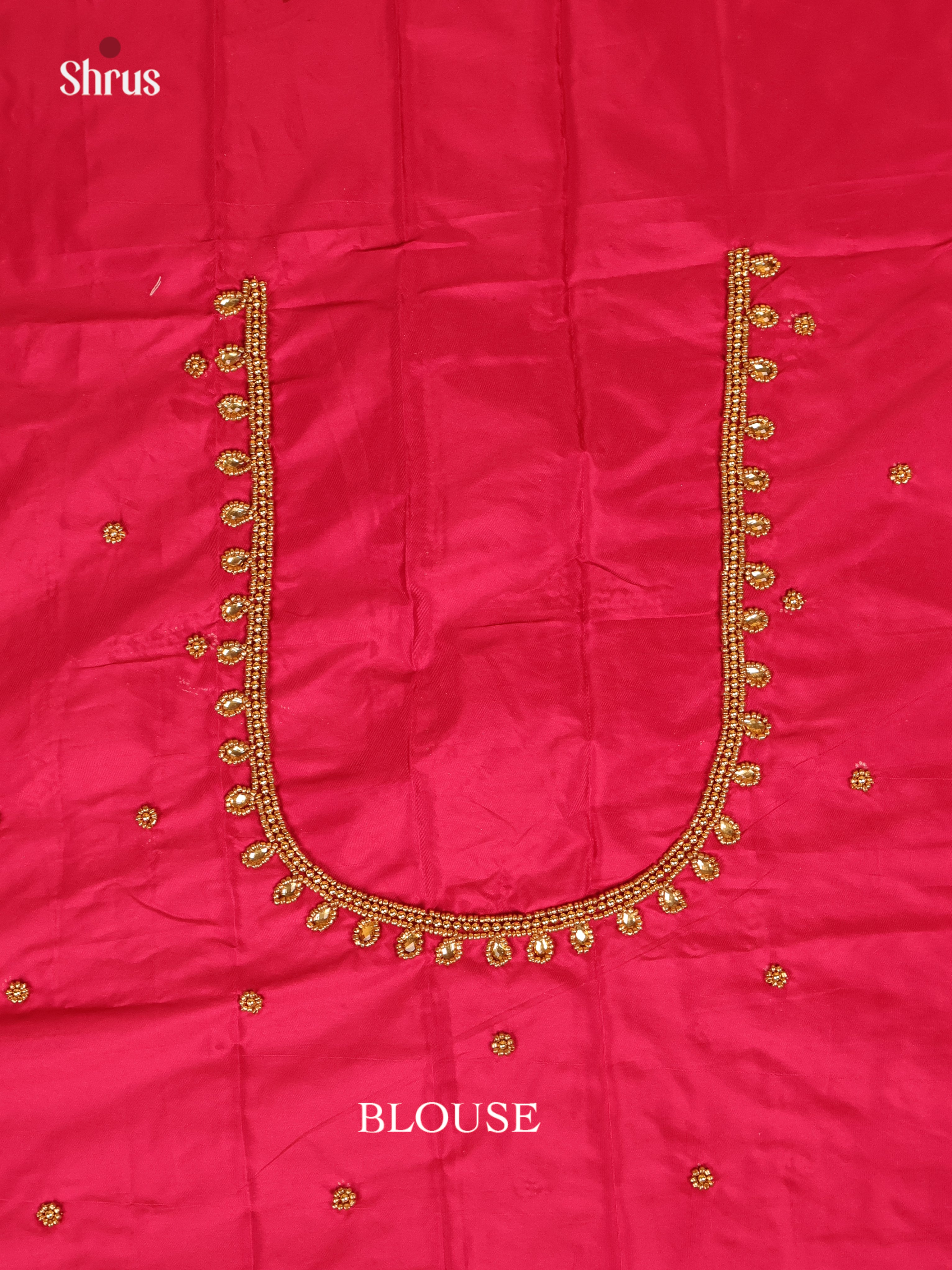 Maroon - Aari Blouse - Shop on Shrus.com