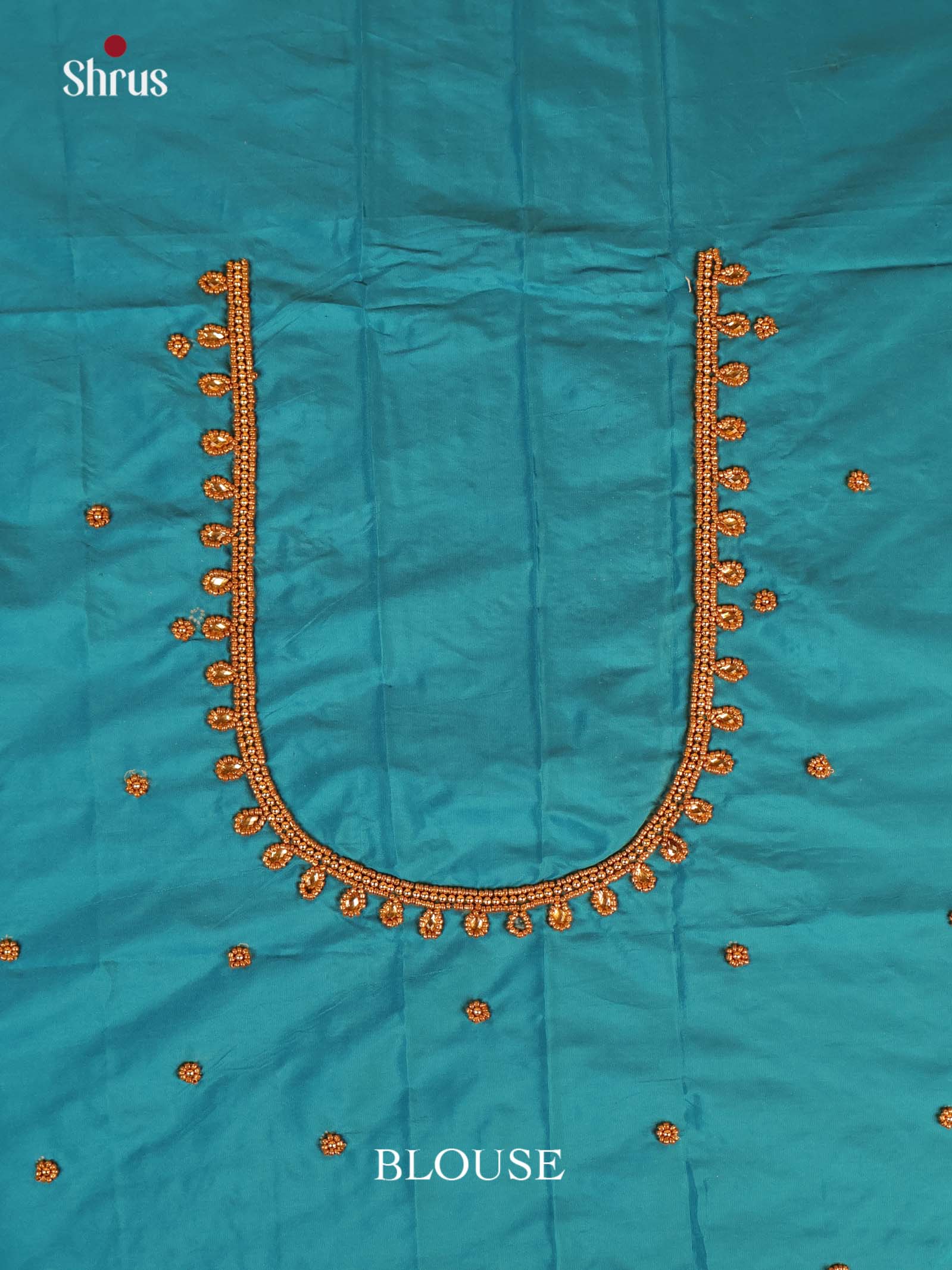 Blue - Aari Blouse - Shop on Shrus.com