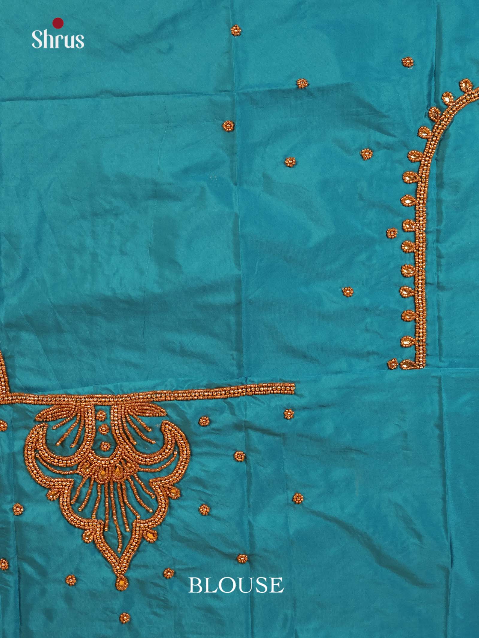 Blue - Aari Blouse - Shop on Shrus.com