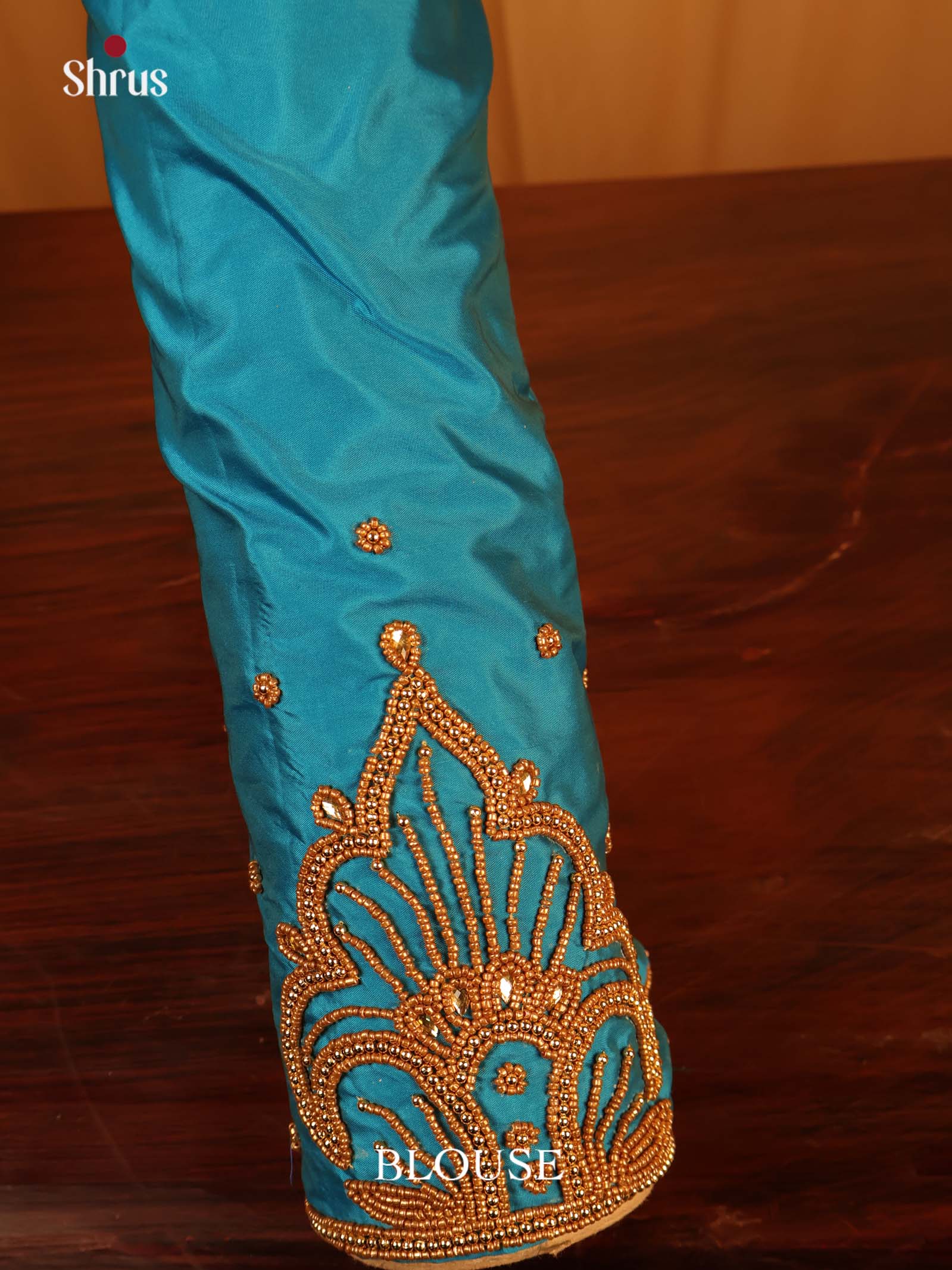 Blue - Aari Blouse - Shop on Shrus.com