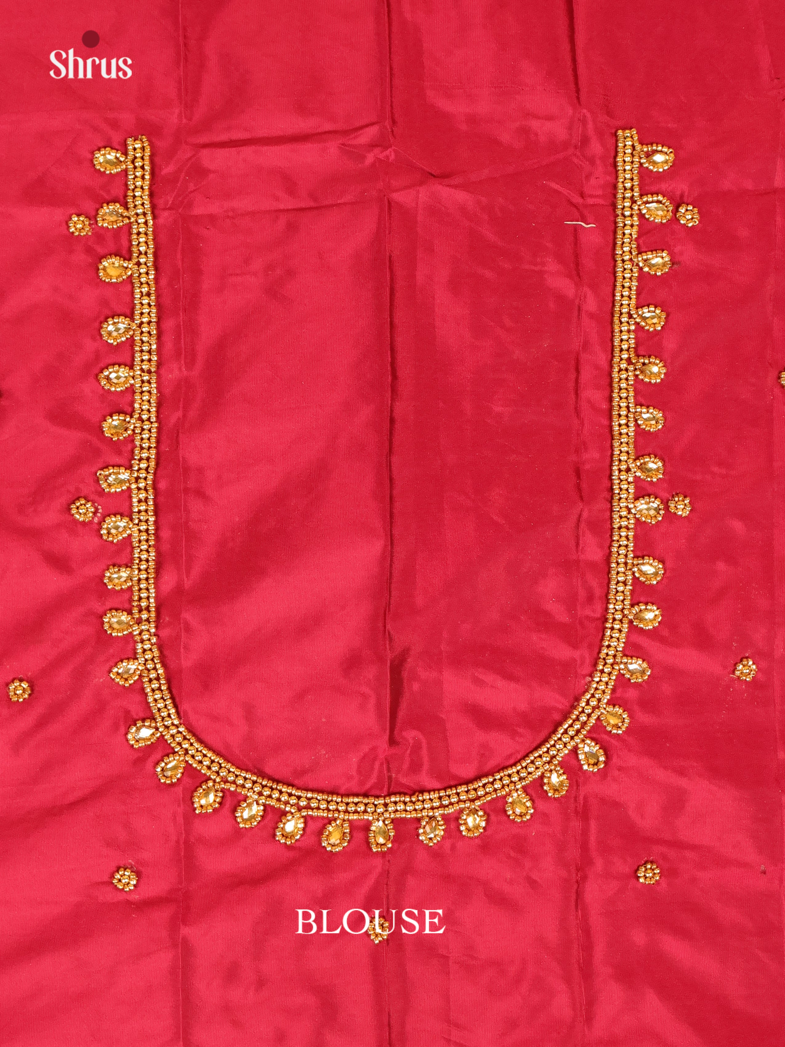 maroon - Aari Blouse - Shop on Shrus.com