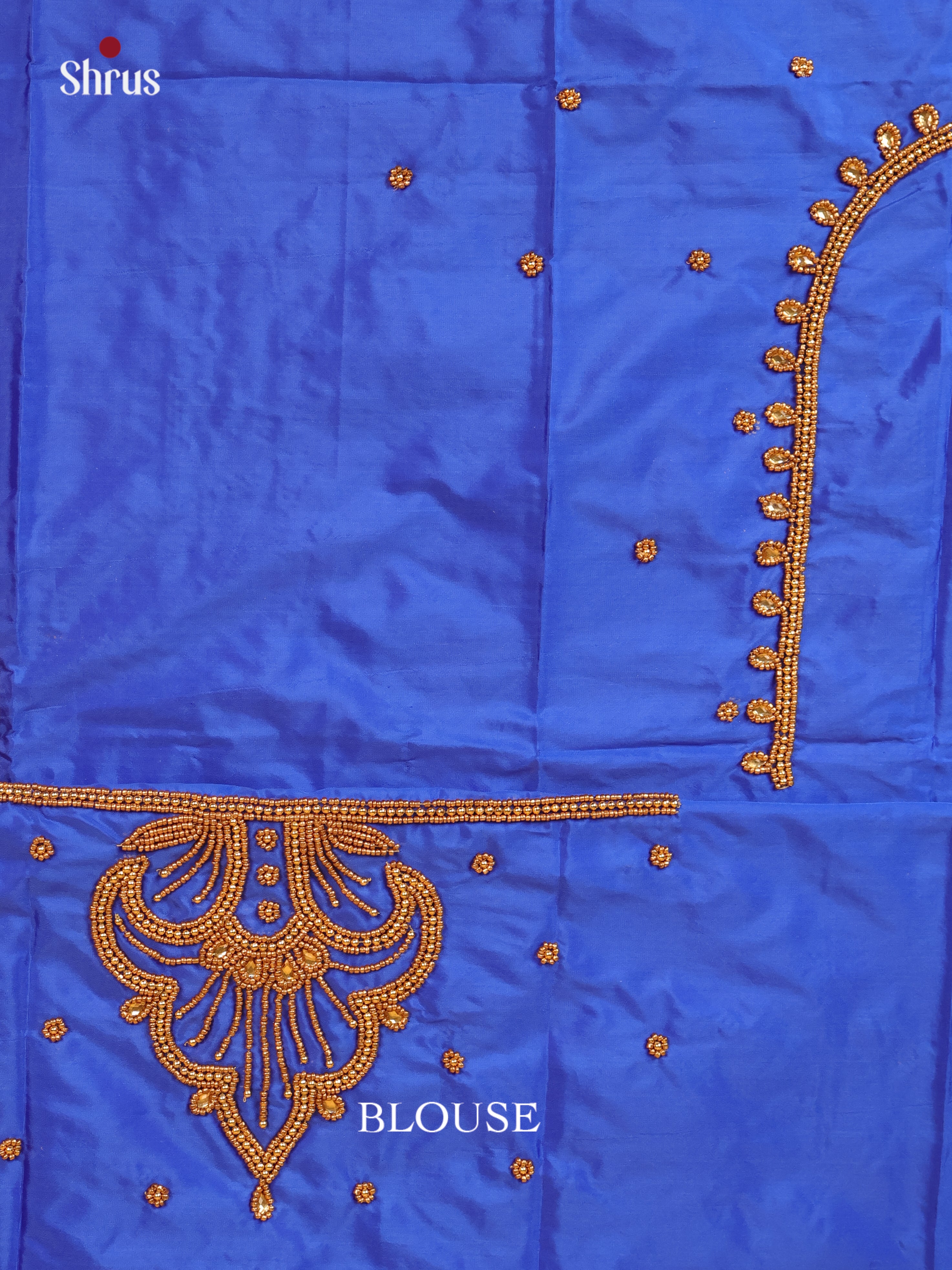 Blue - Aari Blouse - Shop on Shrus.com