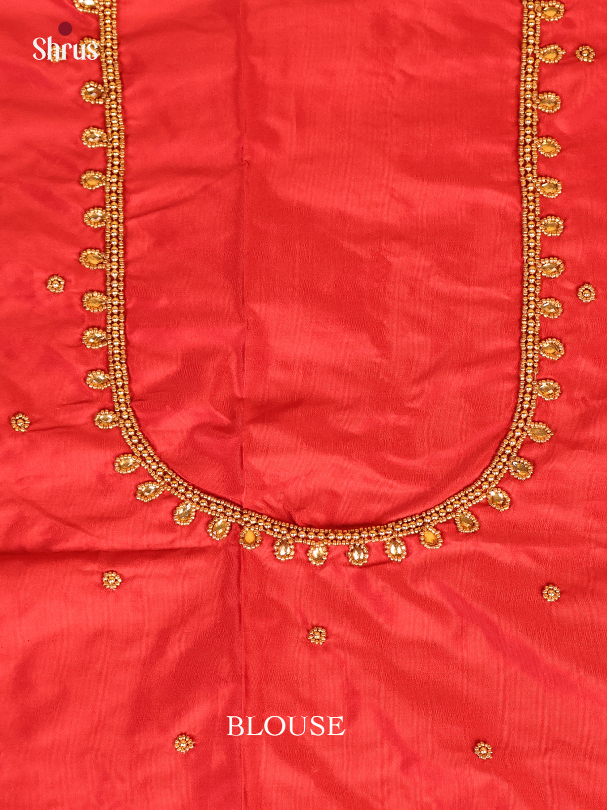 Reddish Pink - Aari Blouse - Shop on Shrus.com