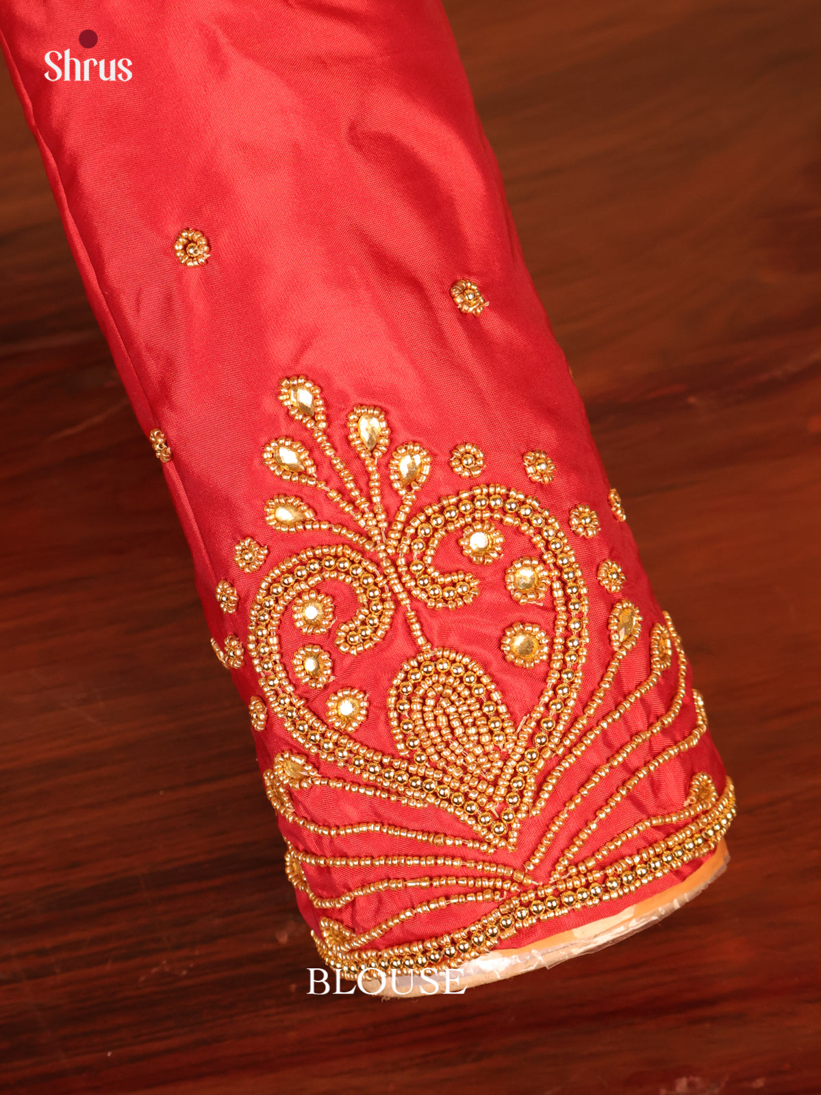 Reddish Pink - Aari Blouse - Shop on Shrus.com