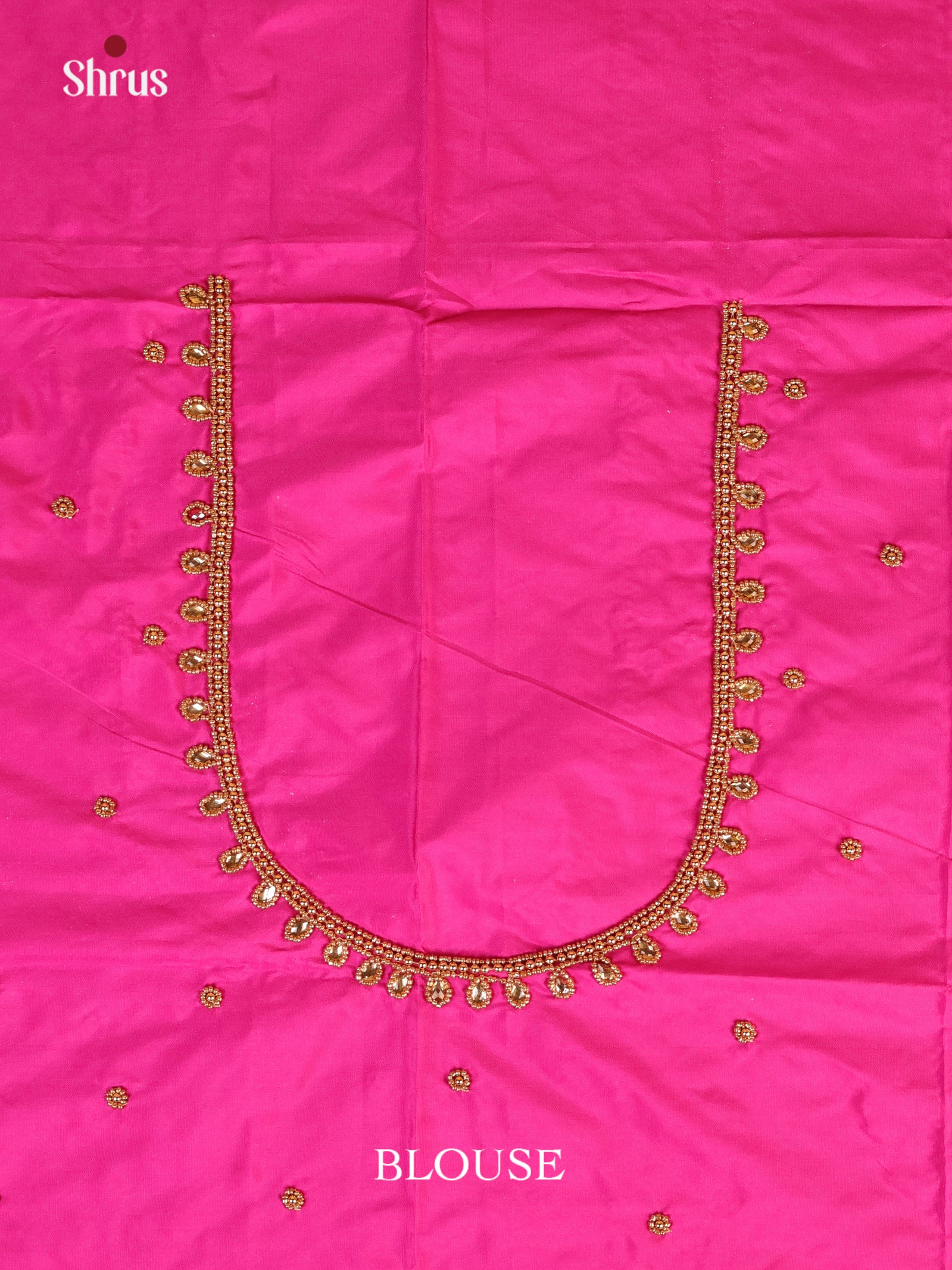 Pink - Aari Blouse - Shop on Shrus.com