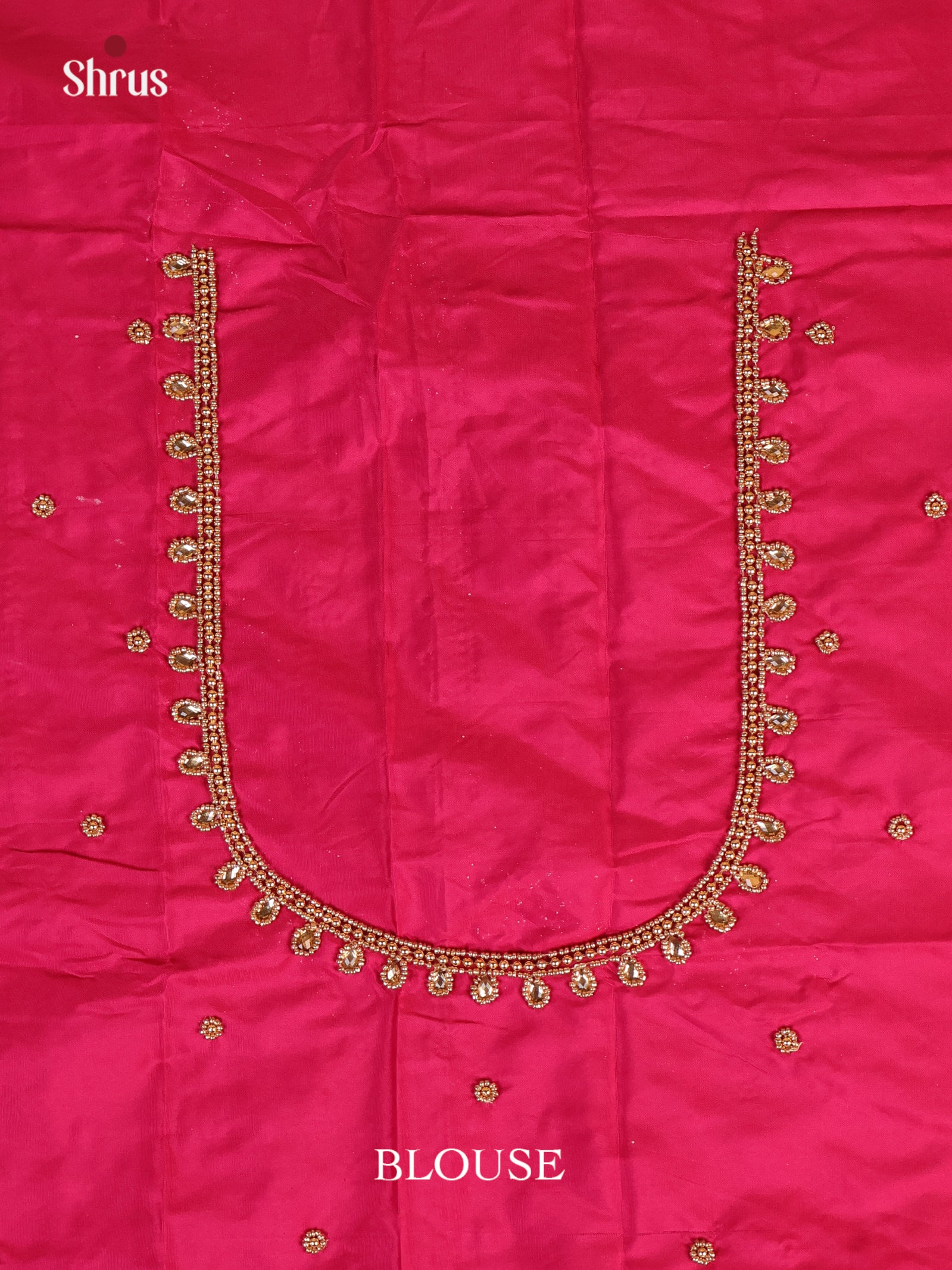 Maroon - Aari Blouse - Shop on Shrus.com