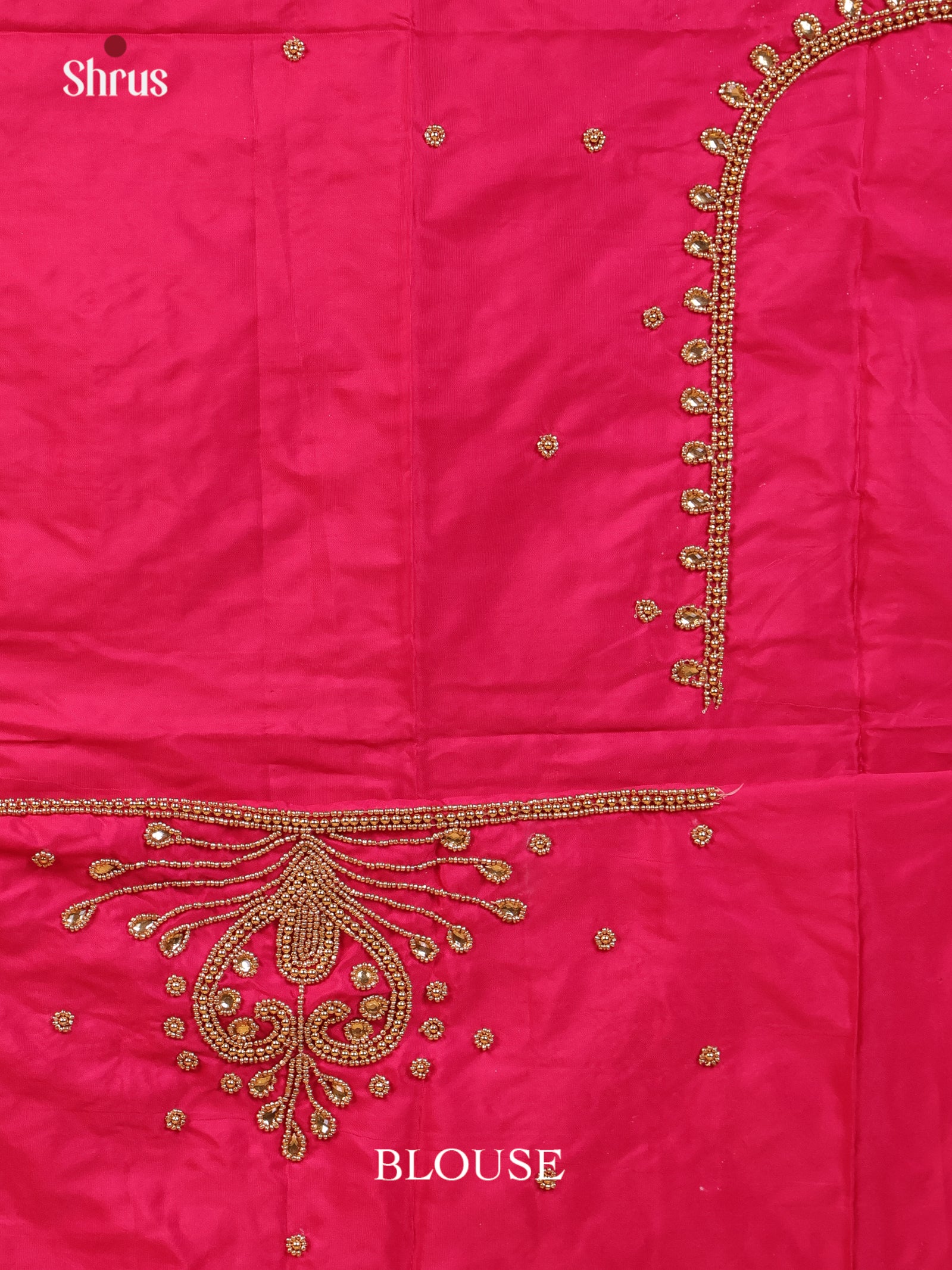 Maroon - Aari Blouse - Shop on Shrus.com