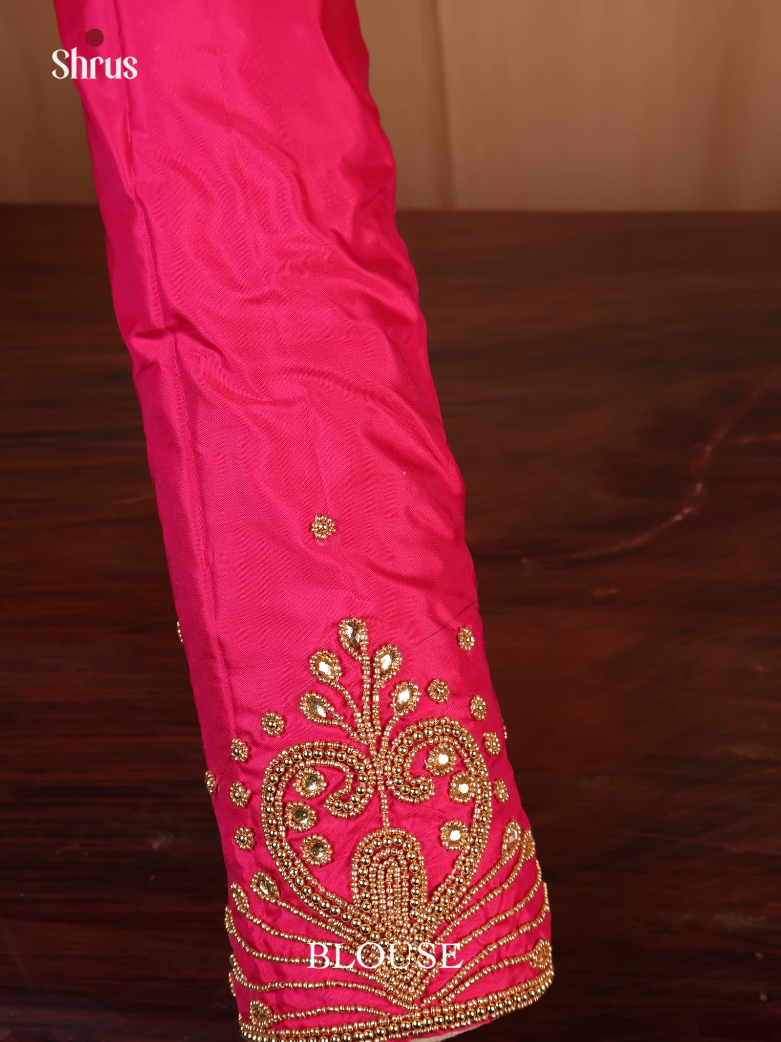 Maroon - Aari Blouse - Shop on Shrus.com