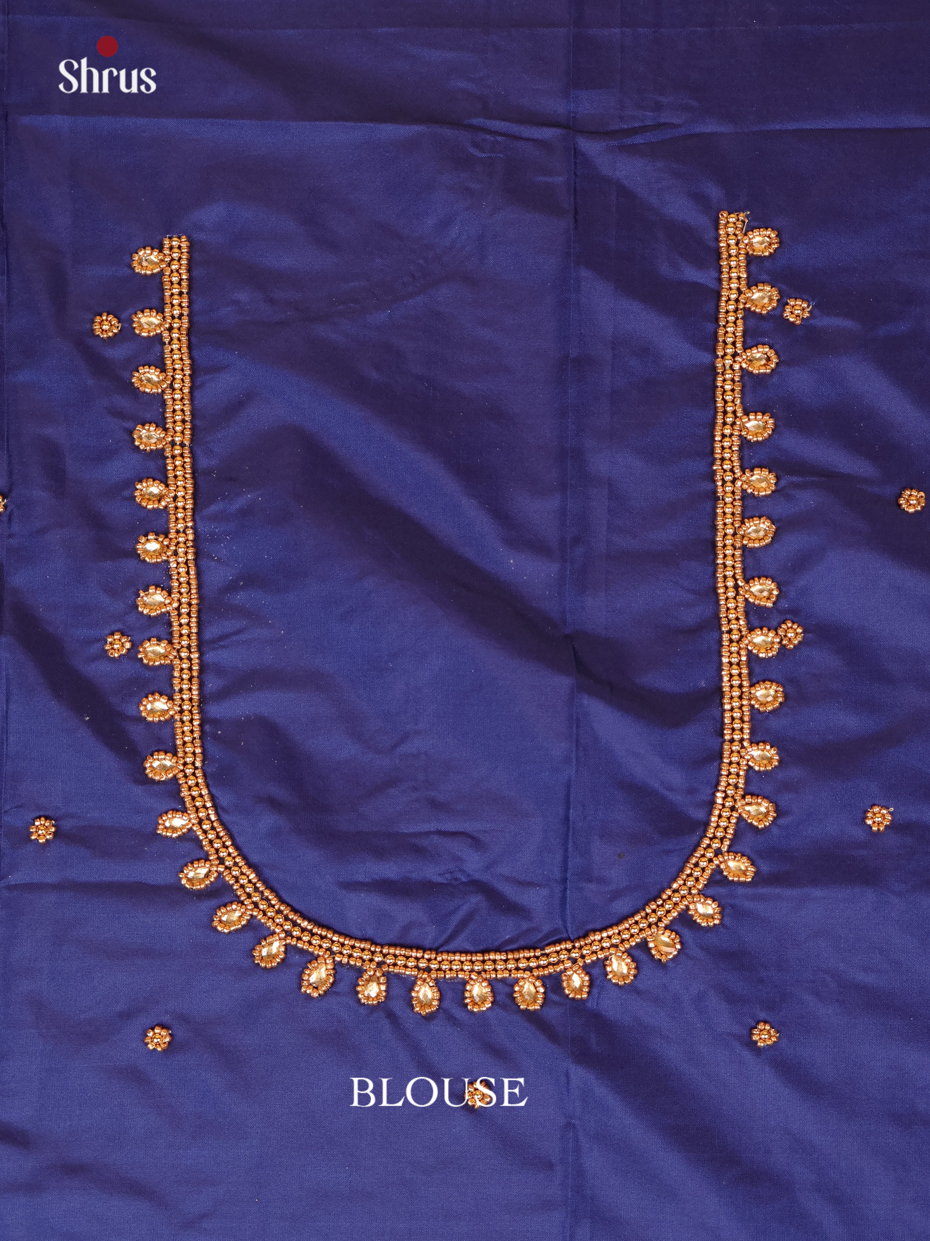 Blue - Aari Blouse - Shop on Shrus.com