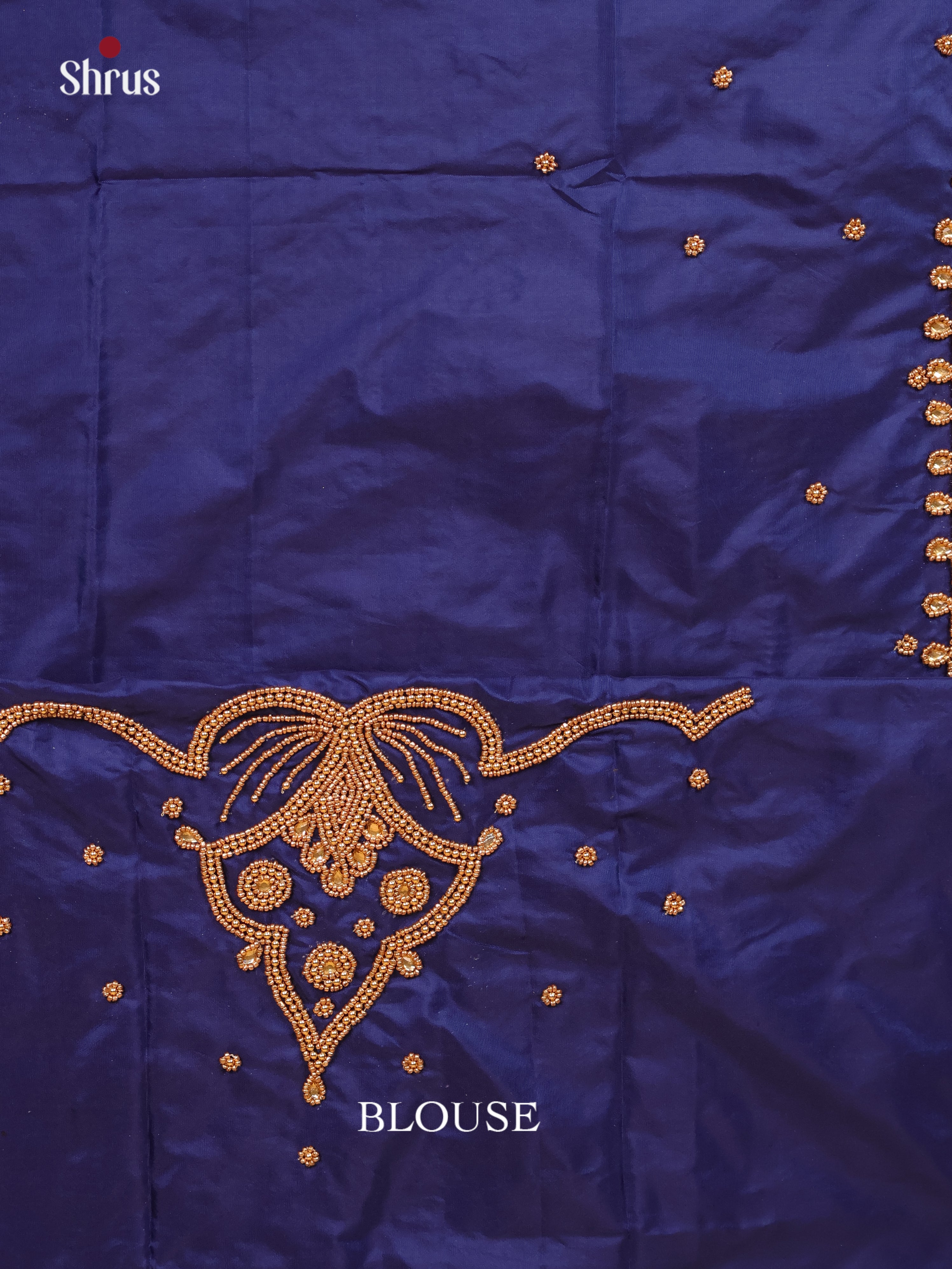 Blue - Aari Blouse - Shop on Shrus.com