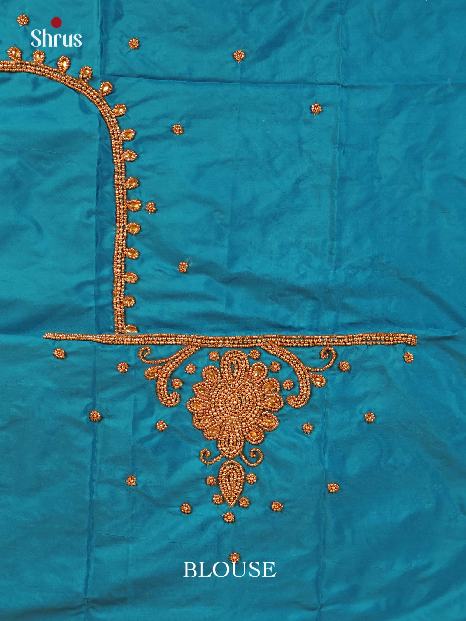 Teal - Aari Blouse - Shop on Shrus.com