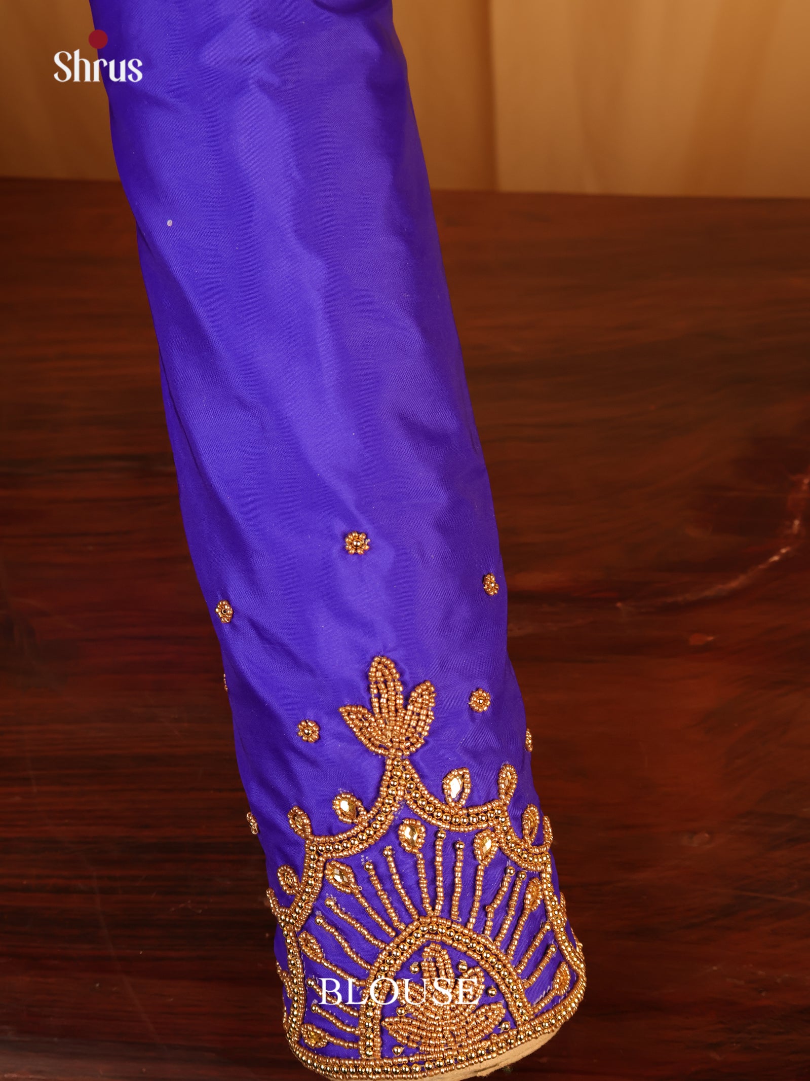 Purple - Aari Blouse - Shop on Shrus.com