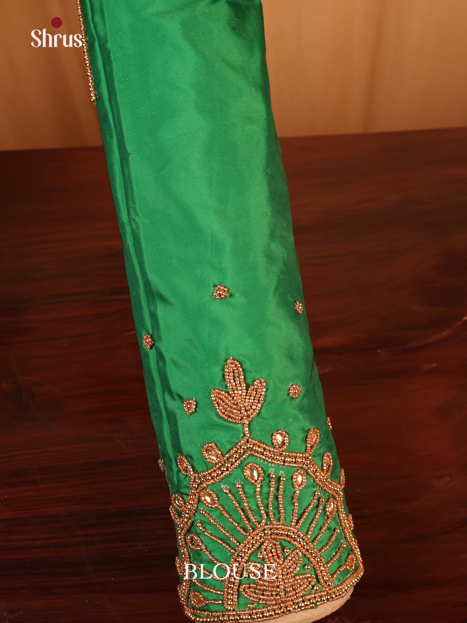 Green - Aari Blouse - Shop on Shrus.com