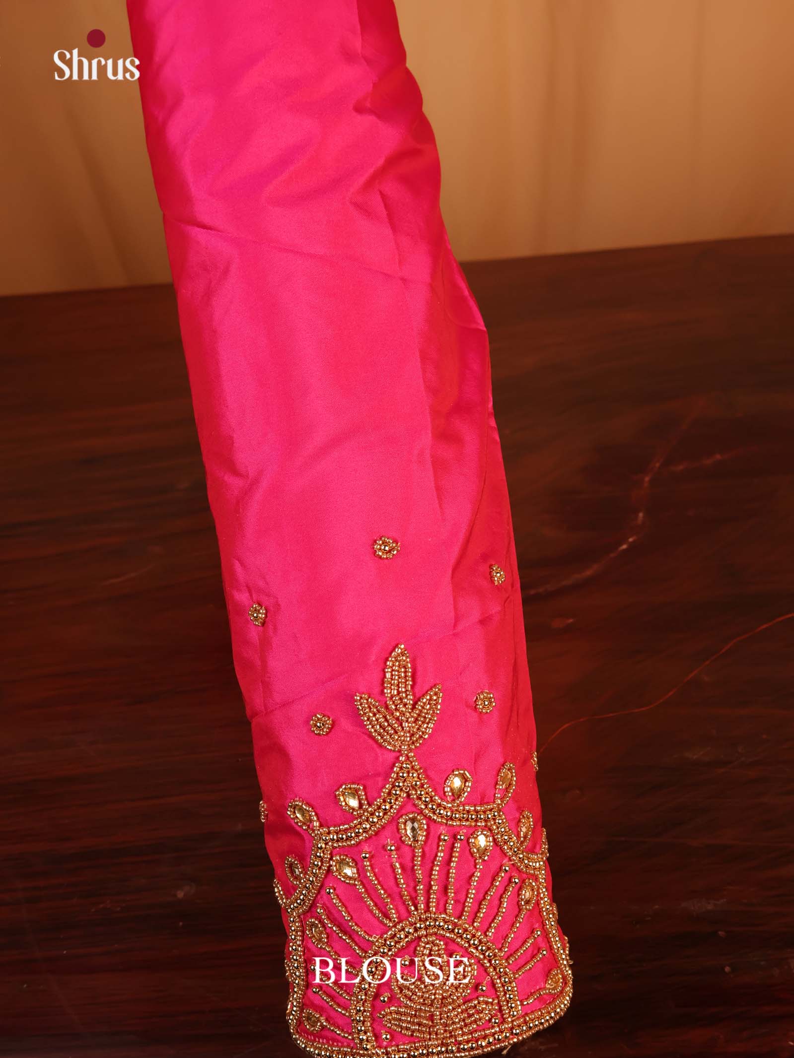 Pink- Aari Blouse - Shop on Shrus.com