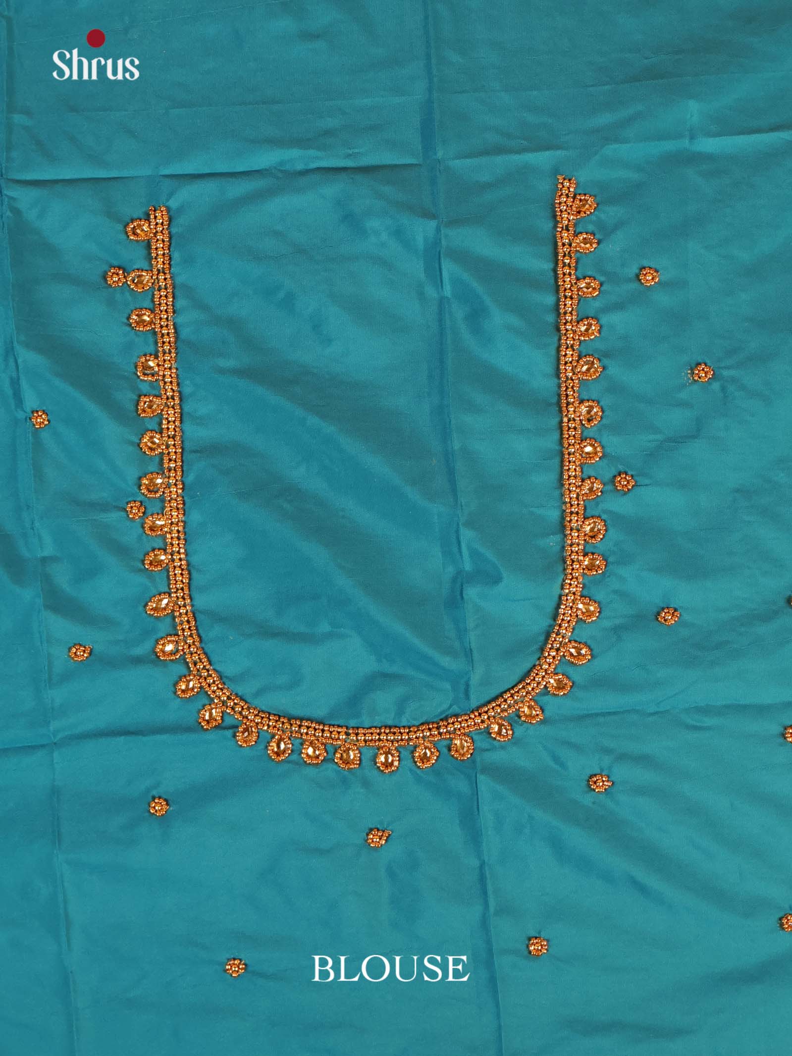 Teal- Aari Blouse - Shop on Shrus.com