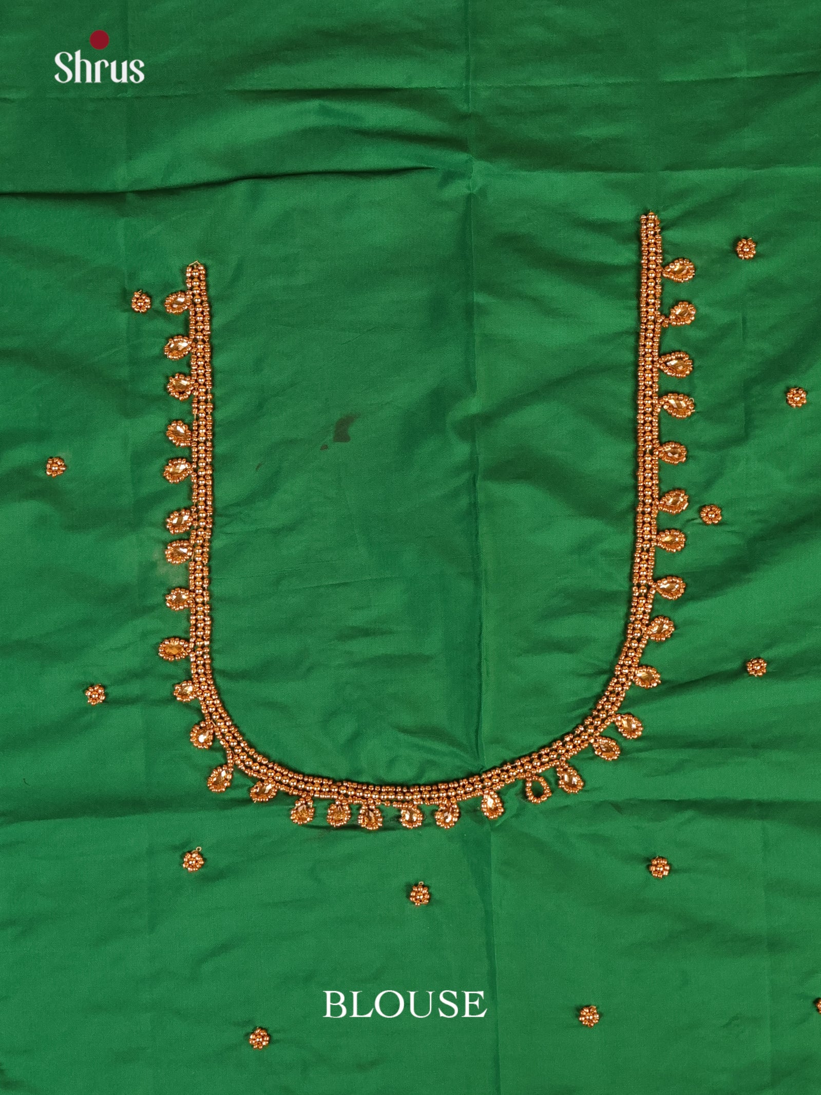 Green - Aari Blouse - Shop on Shrus.com