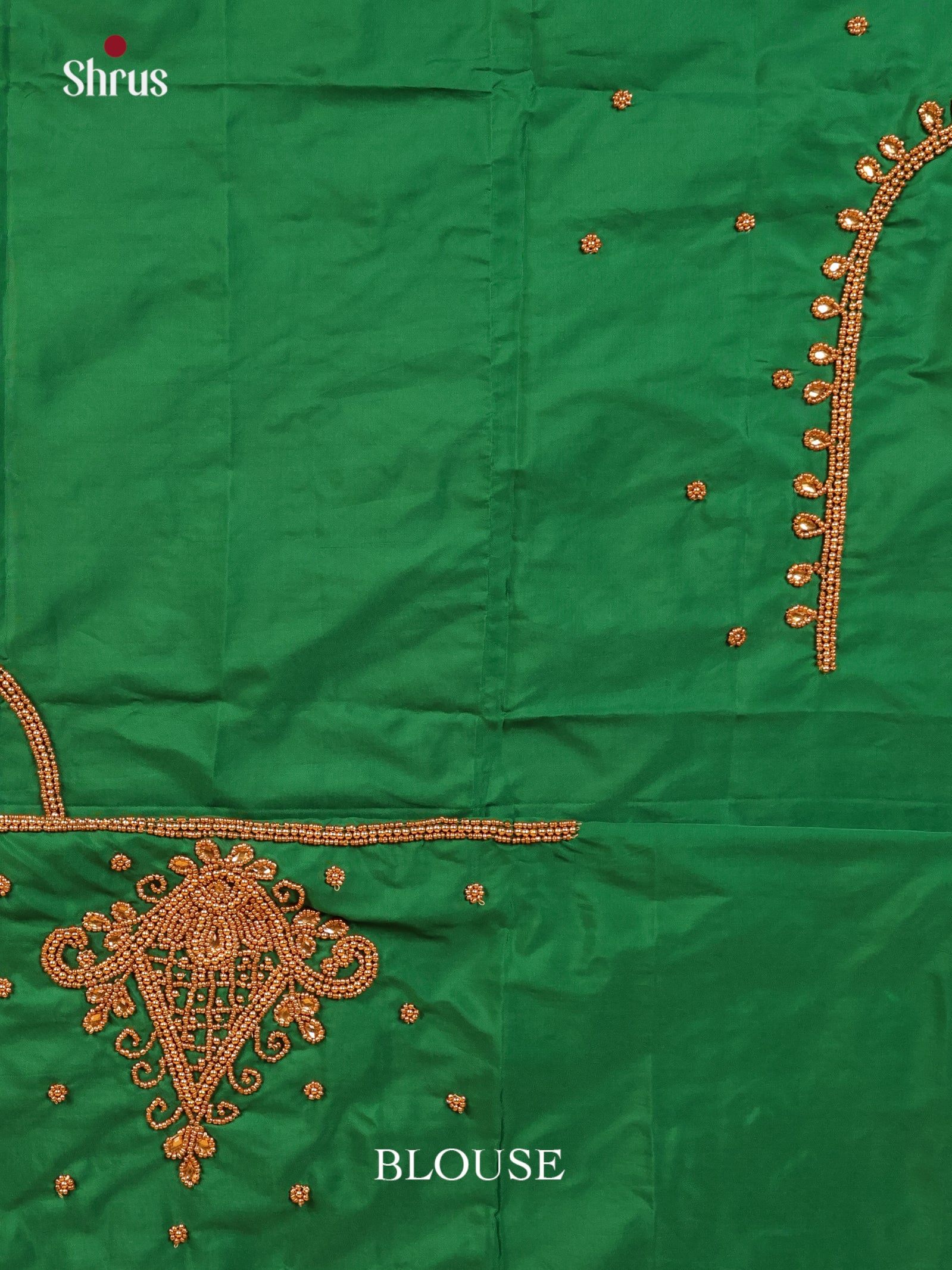 Green - Aari Blouse - Shop on Shrus.com