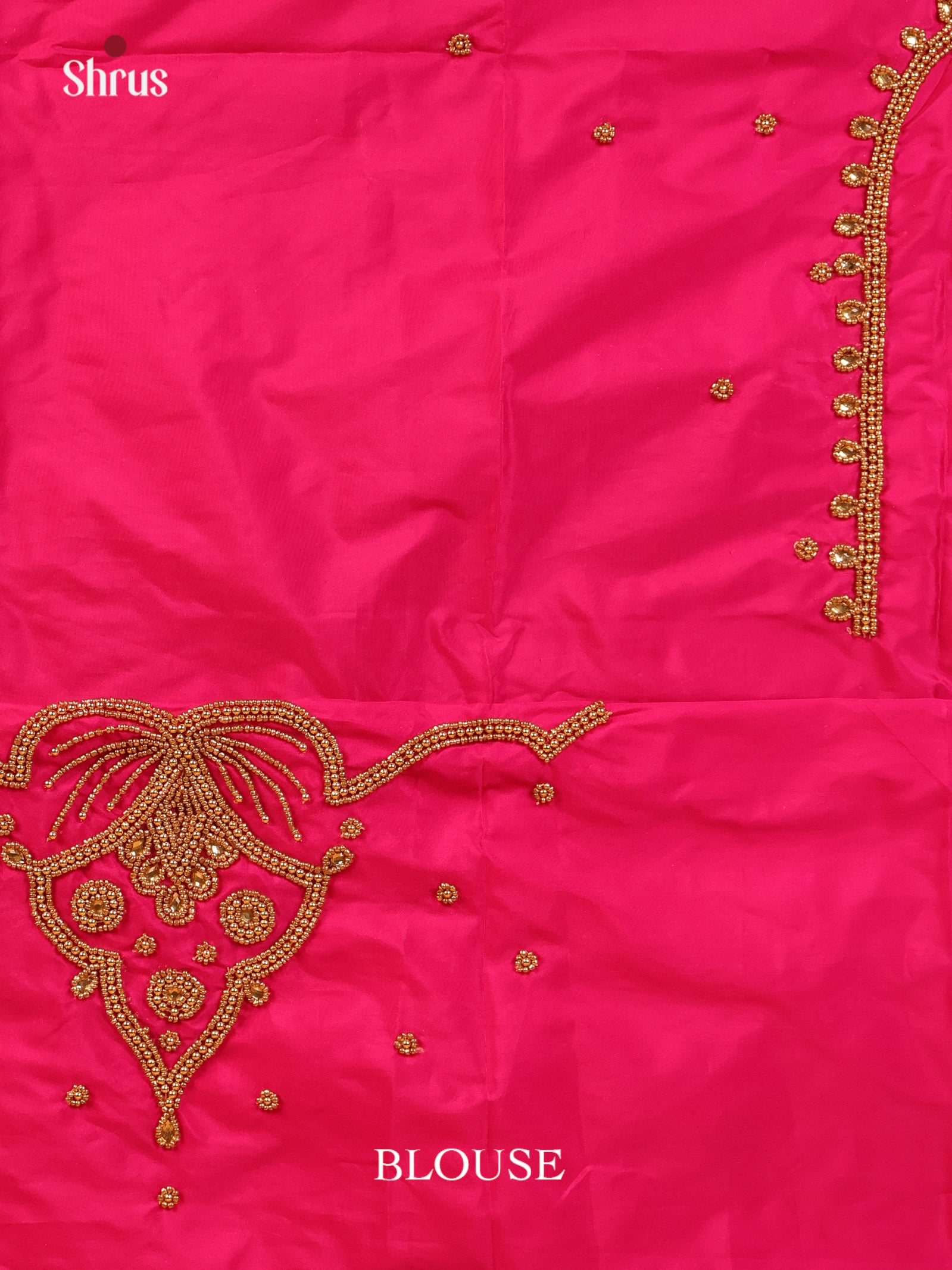 Pink - Aari Blouse - Shop on Shrus.com
