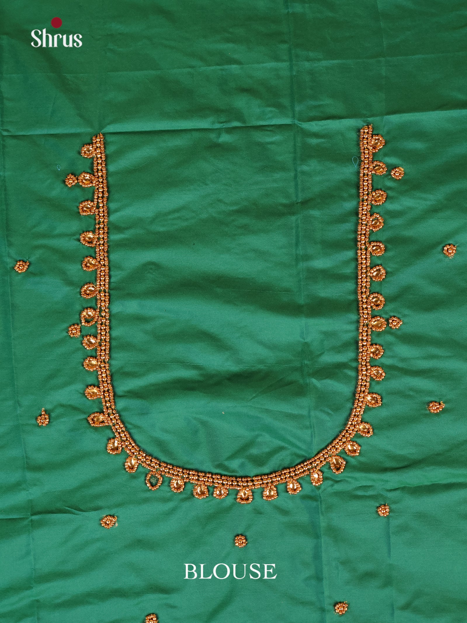 Green - Aari Blouse - Shop on Shrus.com
