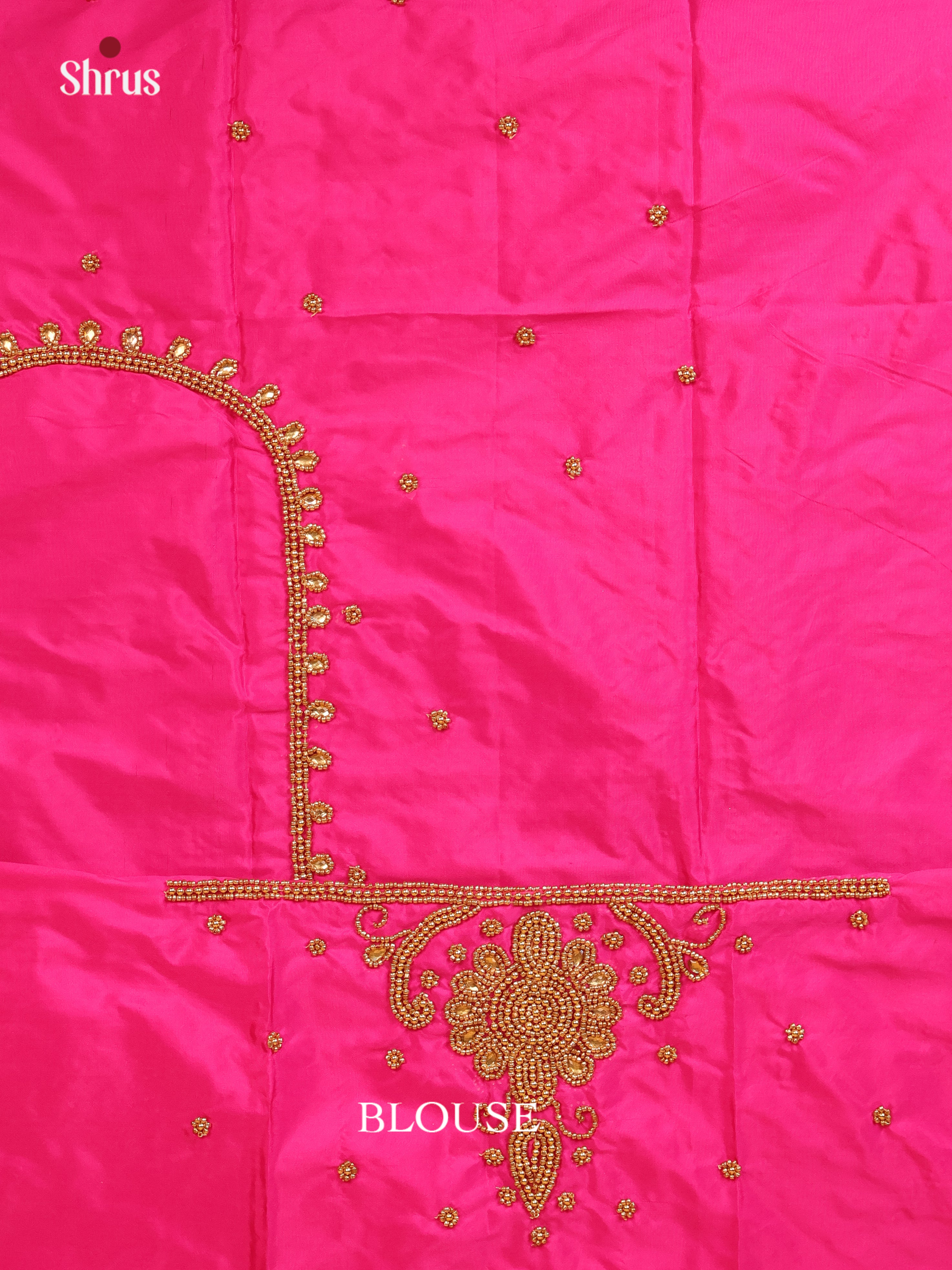 Pink- Aari Blouse - Shop on Shrus.com