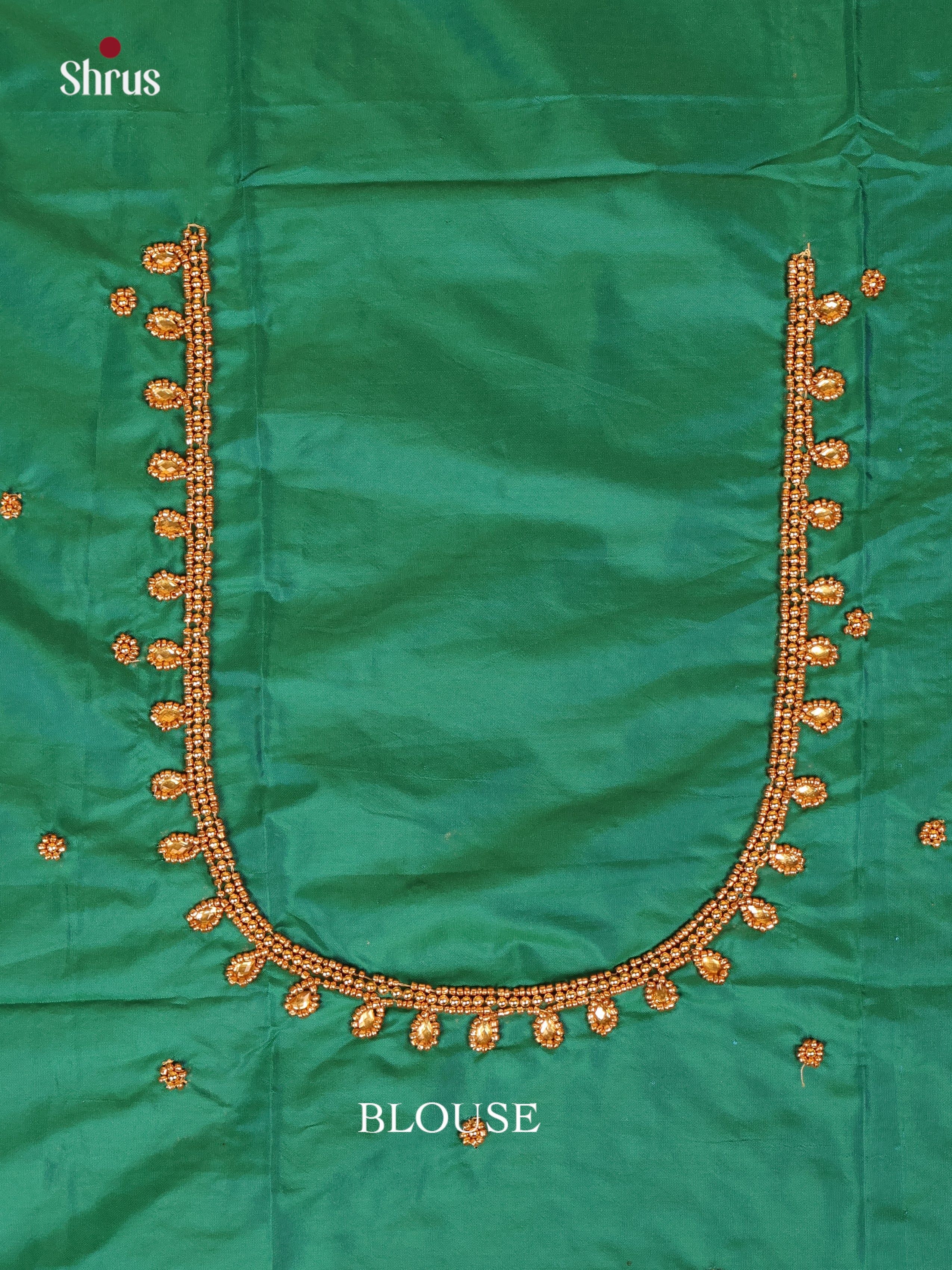 Green - Aari Blouse - Shop on Shrus.com