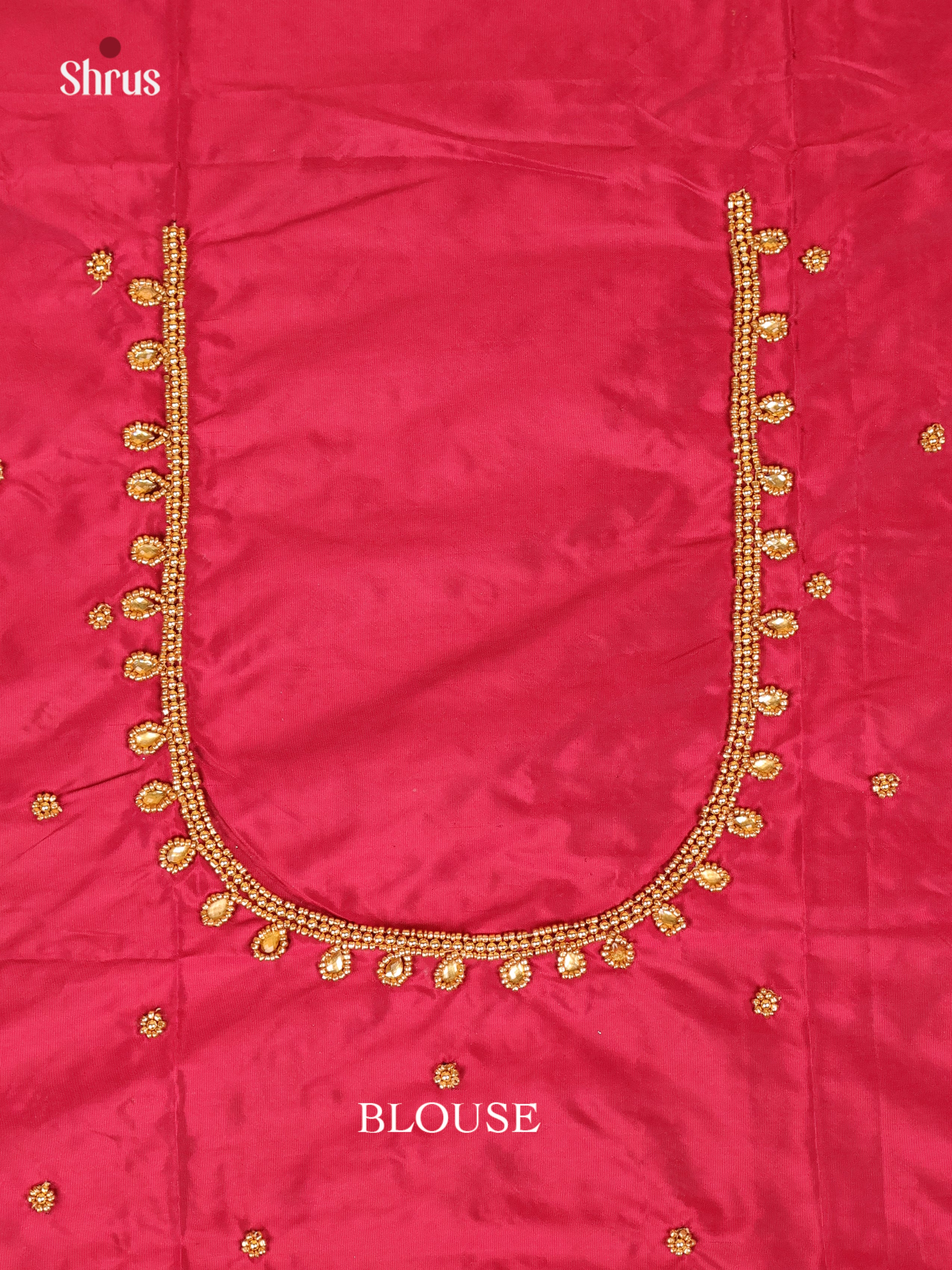 maroon - Aari Blouse - Shop on Shrus.com