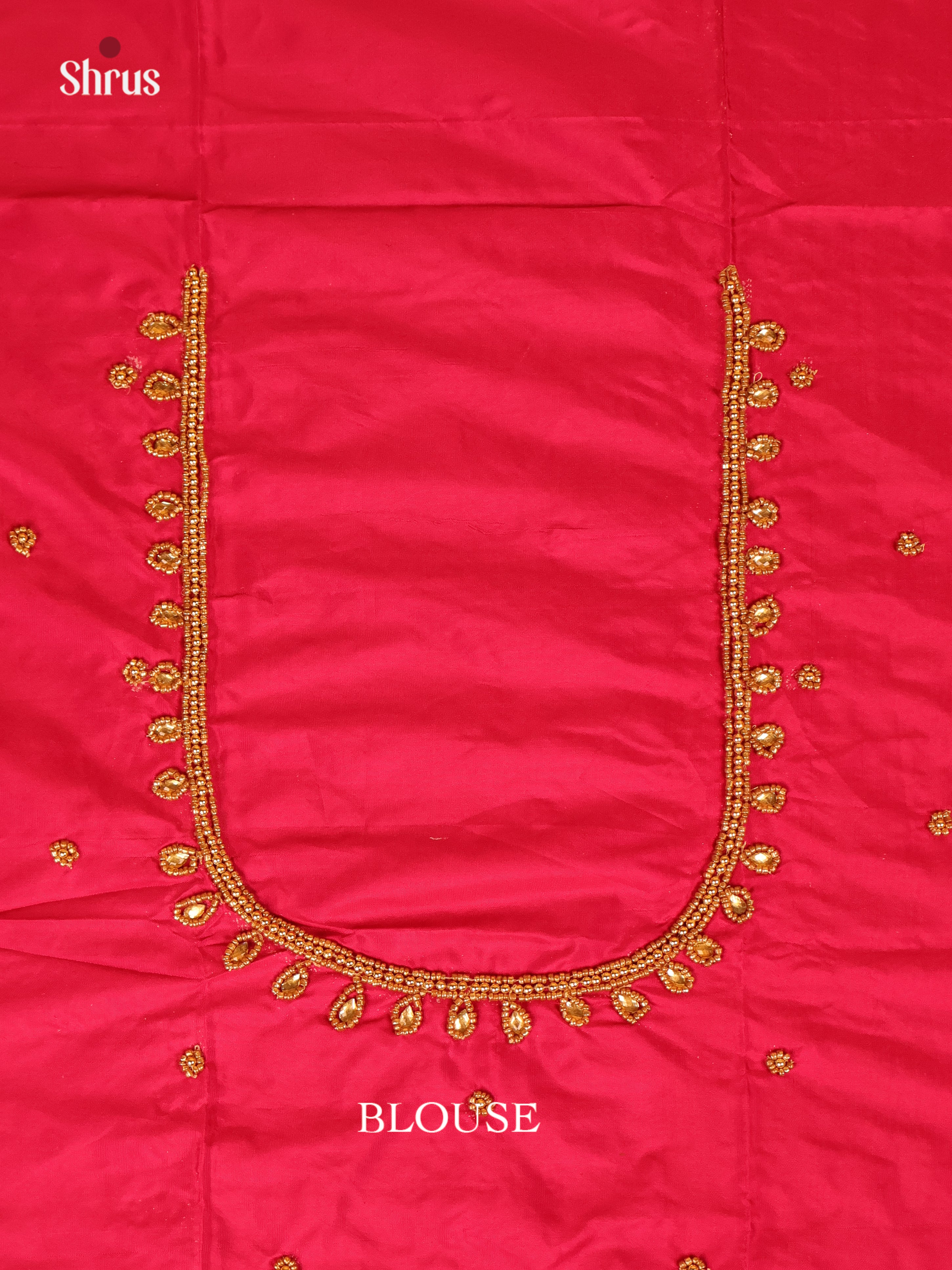 Pink - Aari Blouse - Shop on Shrus.com