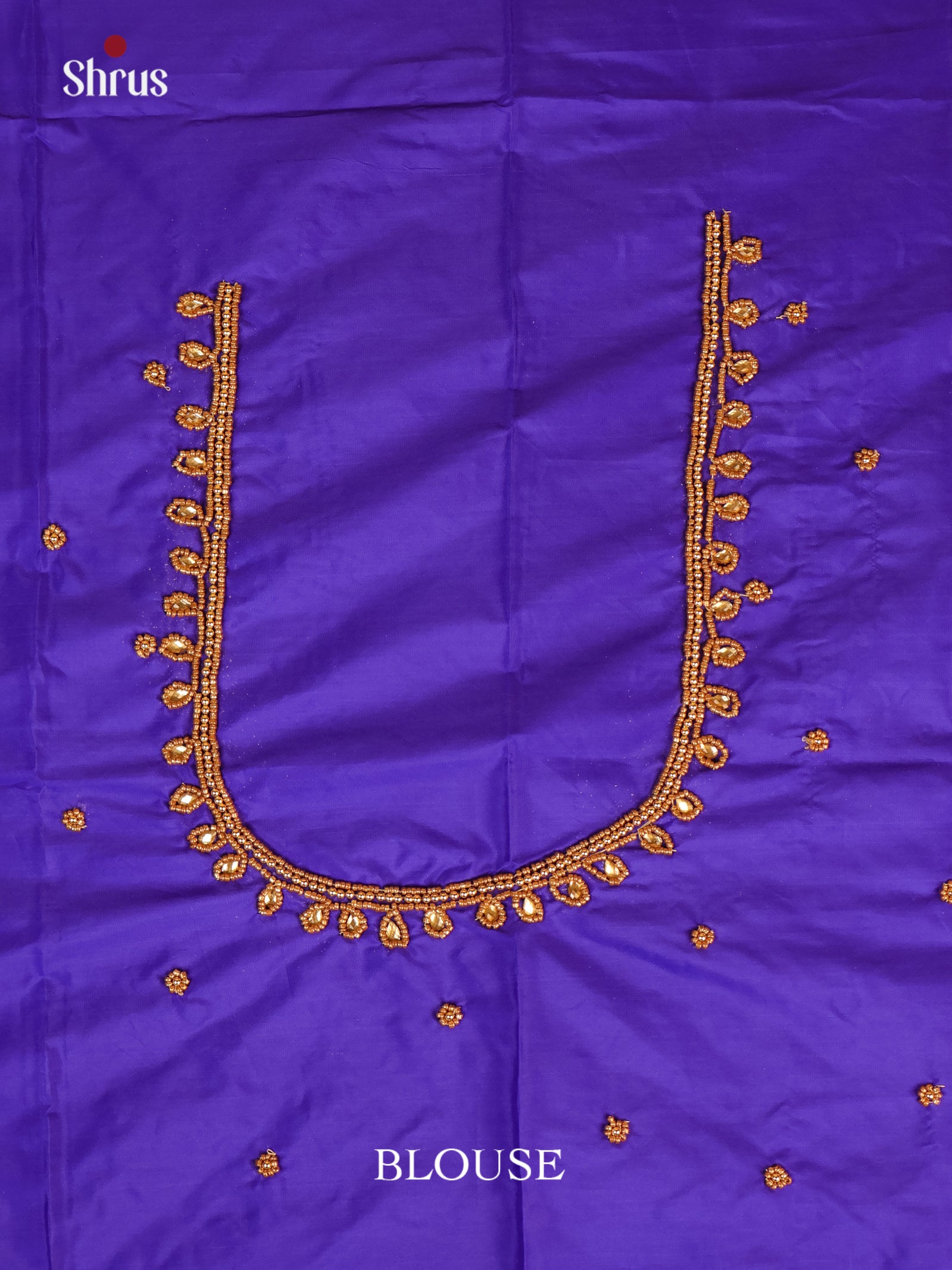 Purple - Aari Blouse - Shop on Shrus.com