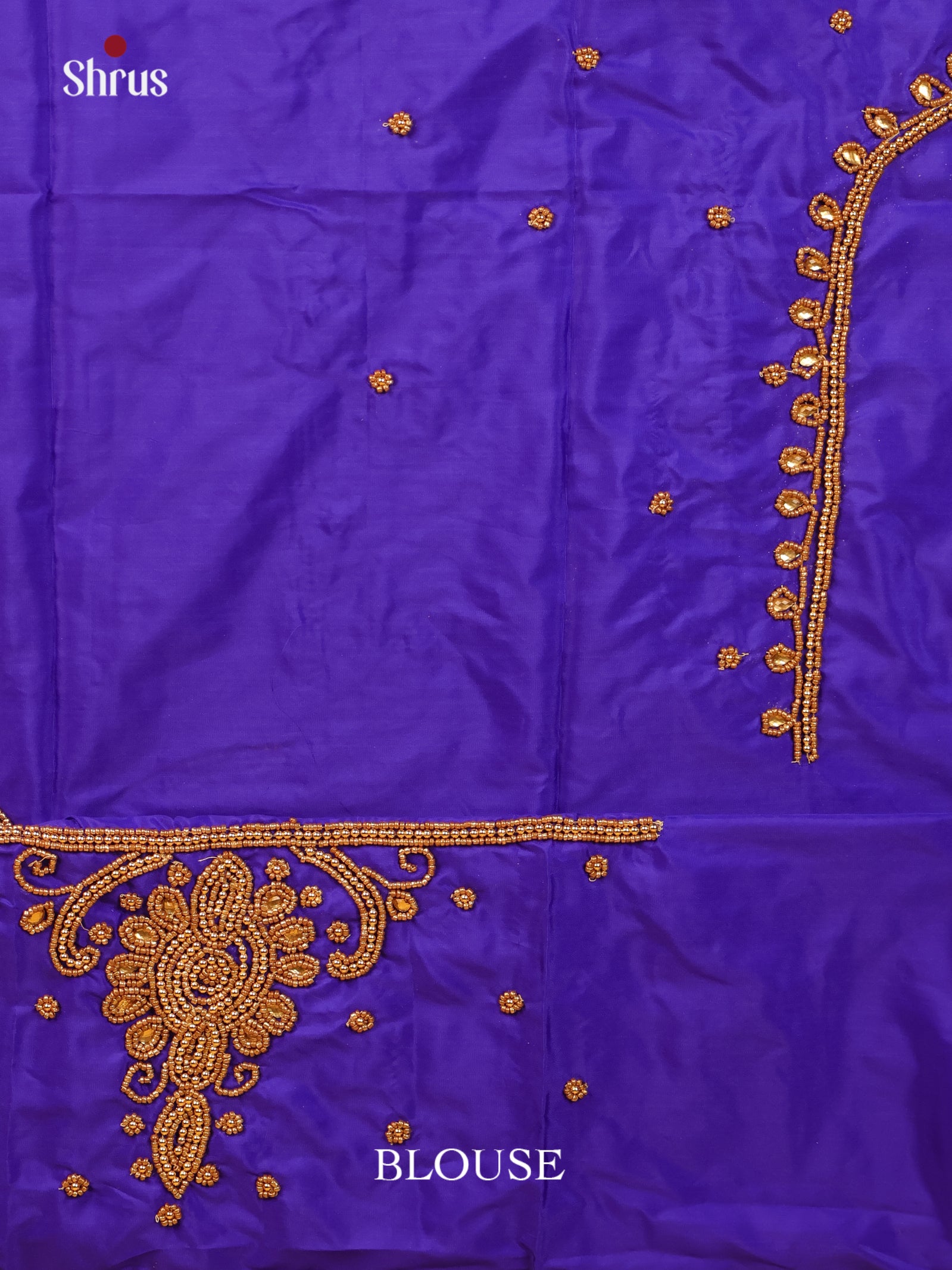 Purple - Aari Blouse - Shop on Shrus.com