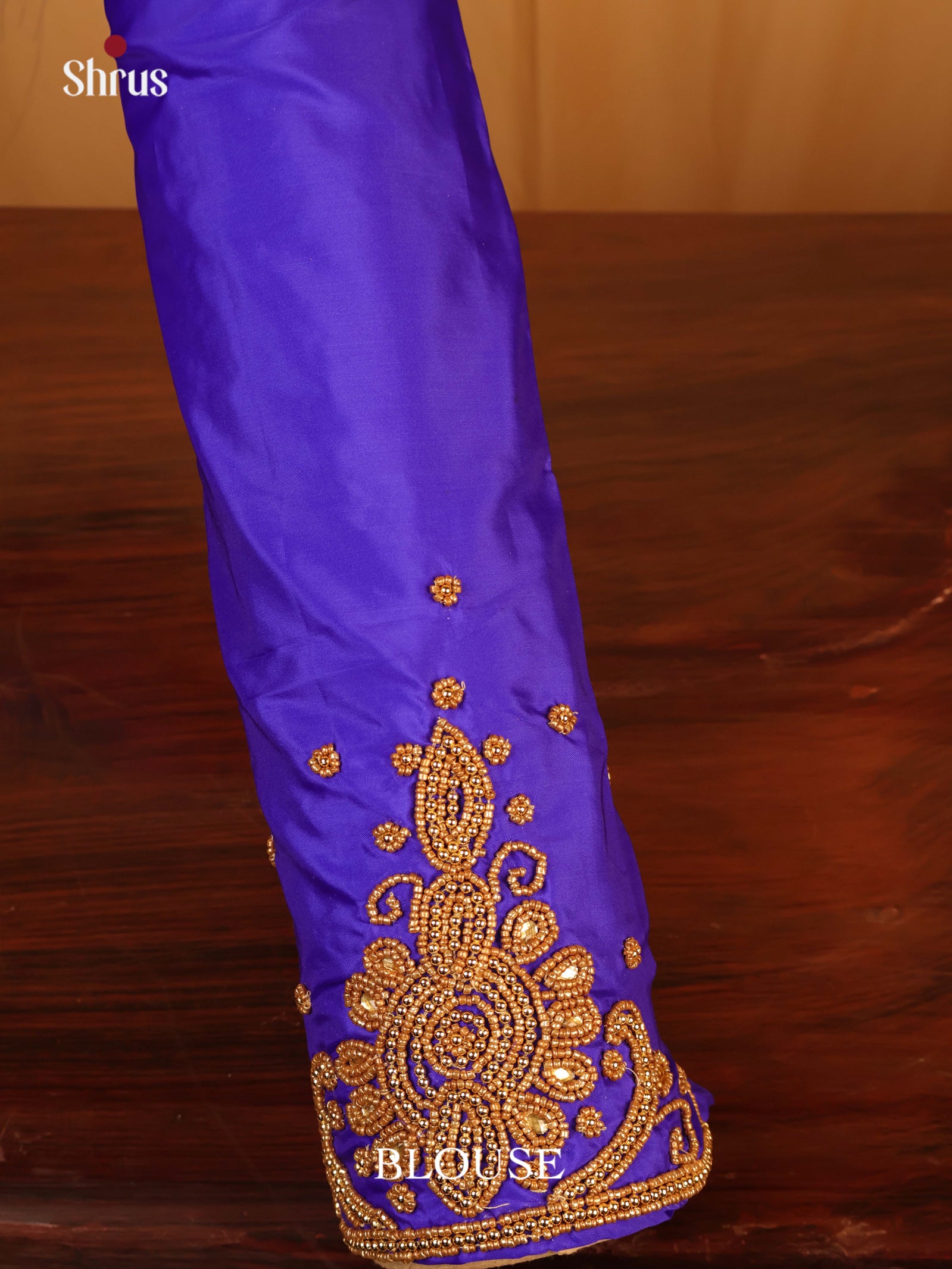 Purple - Aari Blouse - Shop on Shrus.com